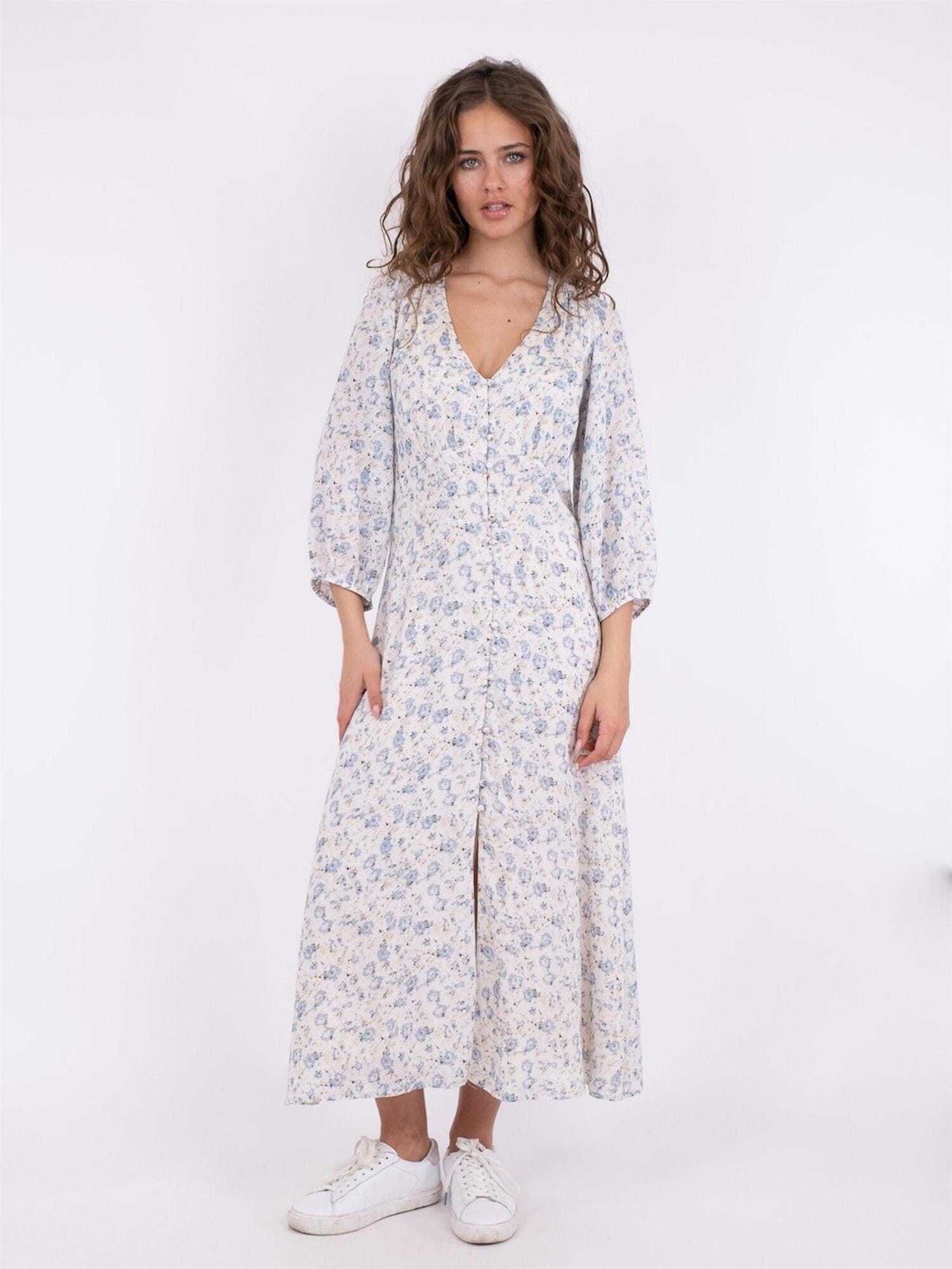 Neo Noir Olana Heavenly Dress Light Blue Kjole