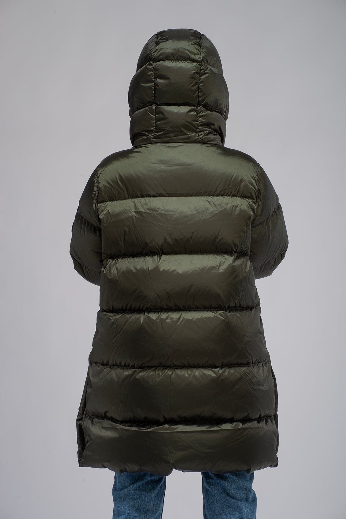 Monel Lucie Boxy Mid Dark Green Ytterplagg