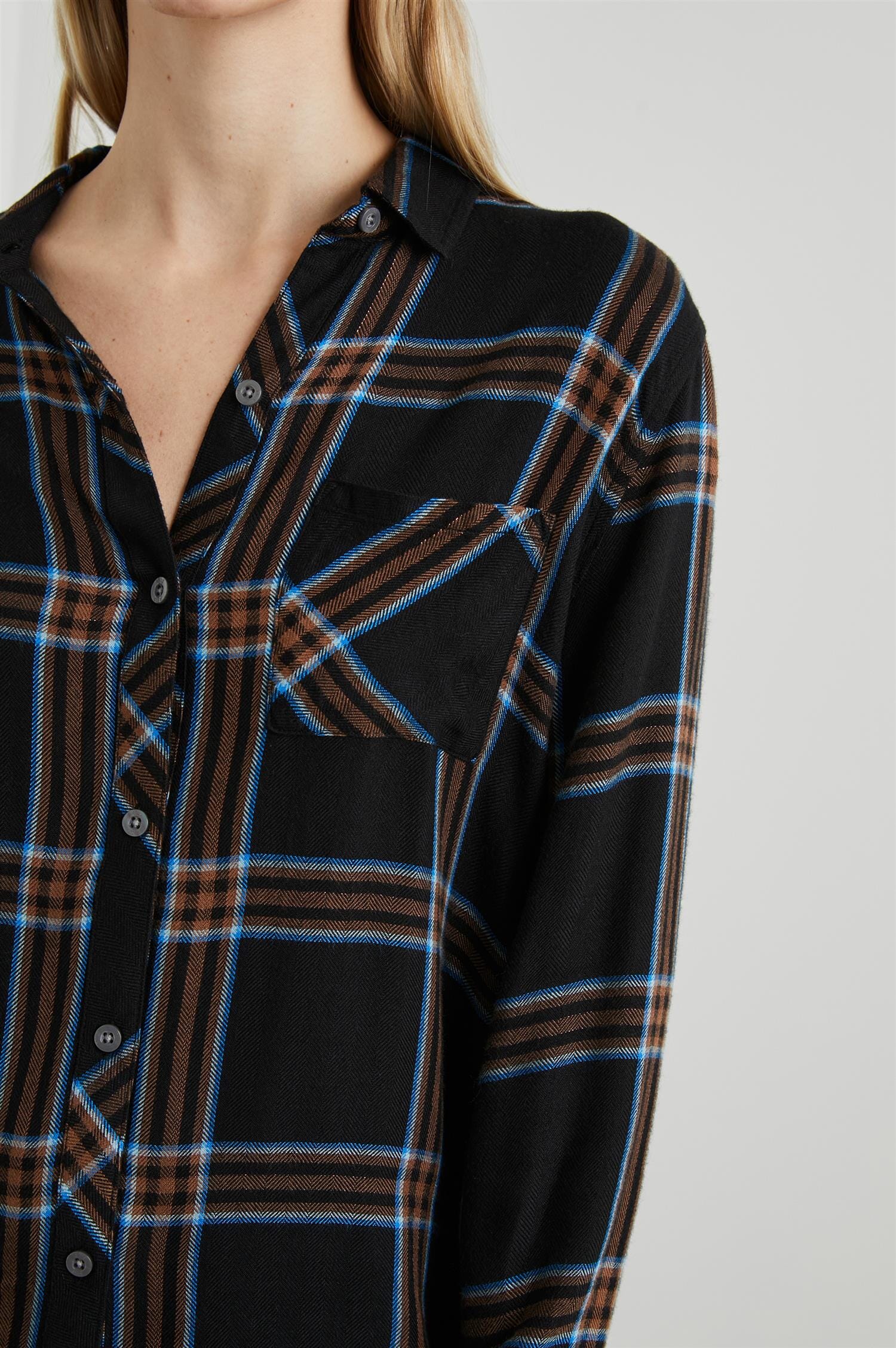 Rails Hunter Cobalt Chestnut Skjorte