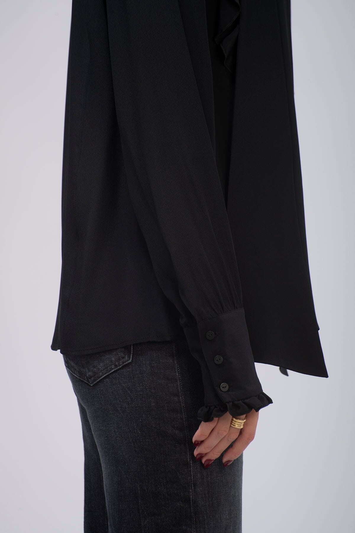 Dondup Dame Camicia Black Skjorte