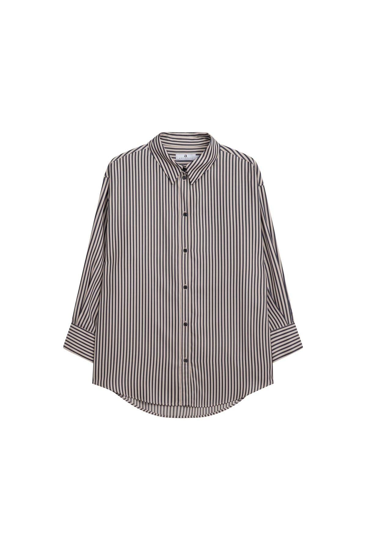 ArnieSays: Casey Tencel Black Stripe Skjorte