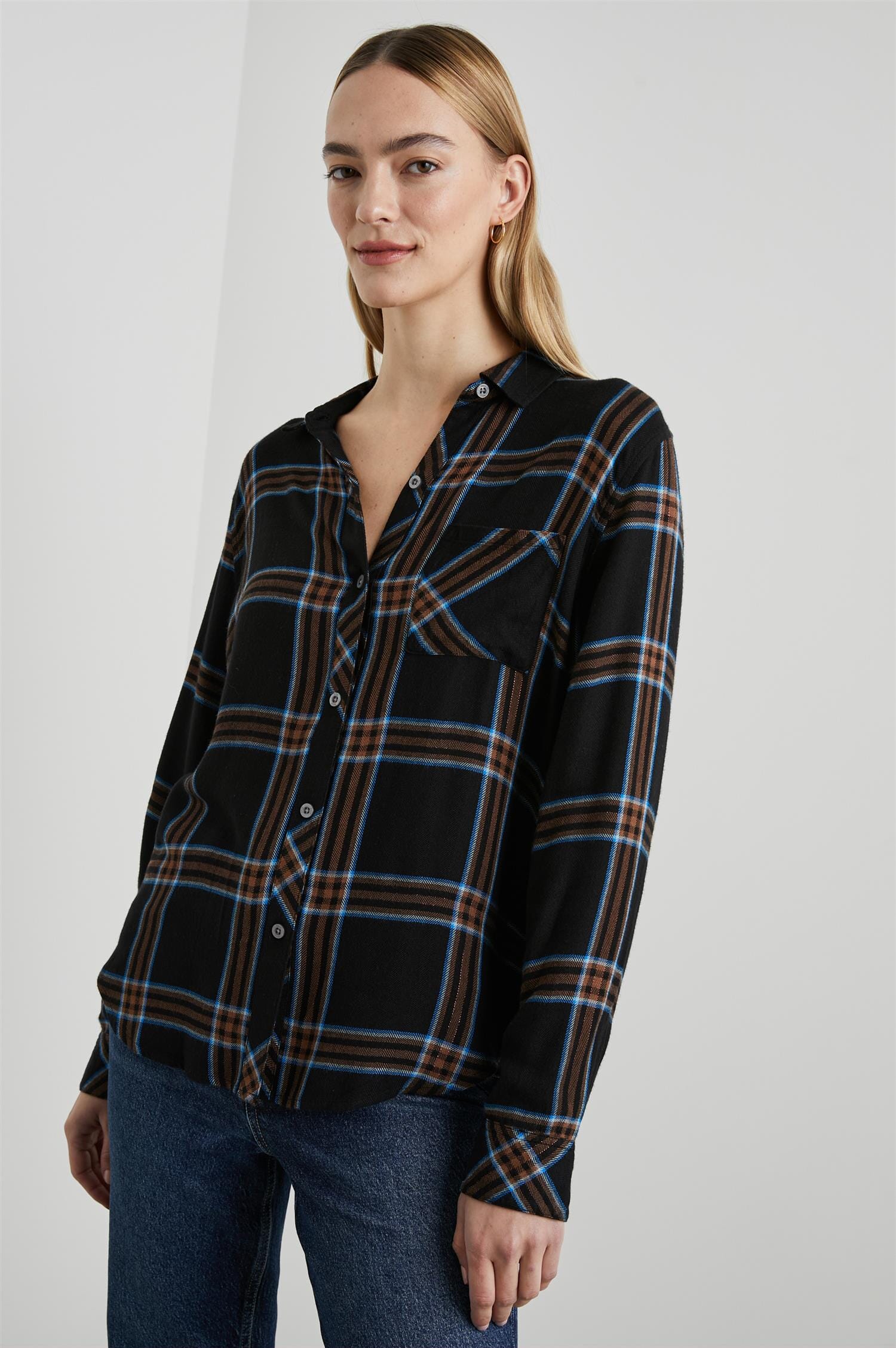 Rails Hunter Cobalt Chestnut Skjorte