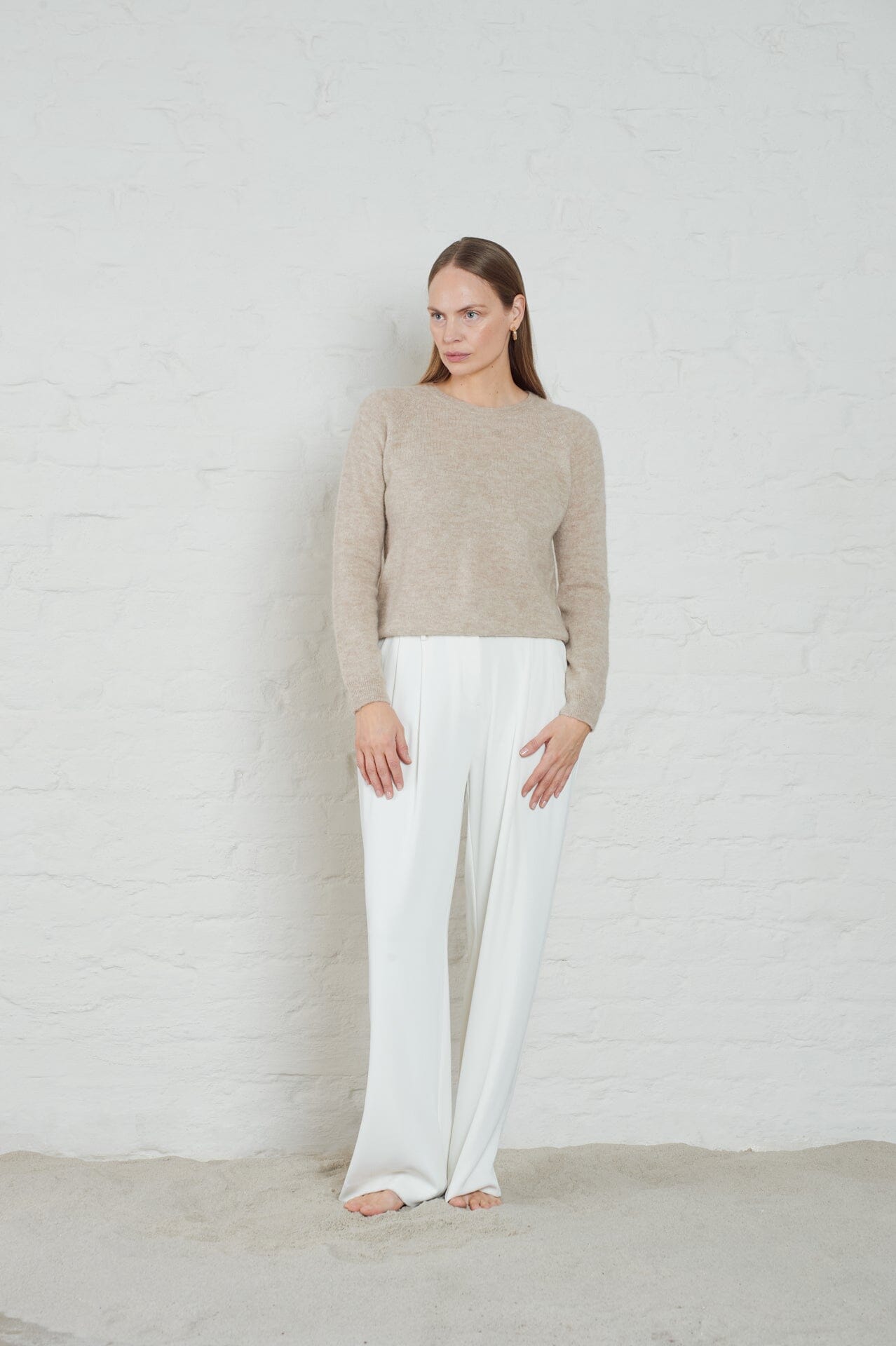 ArnieSays: Fiona Summer Lt Beige Melange Genser