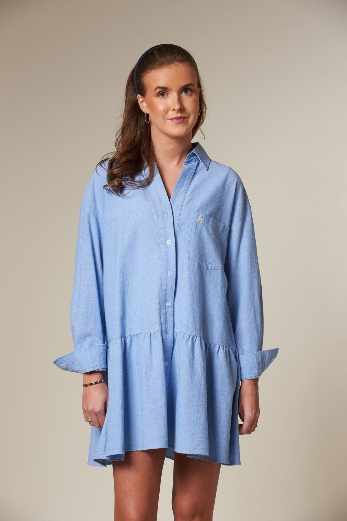 ArnieSays: SAN REMO Chambray Lt Blue Kjole
