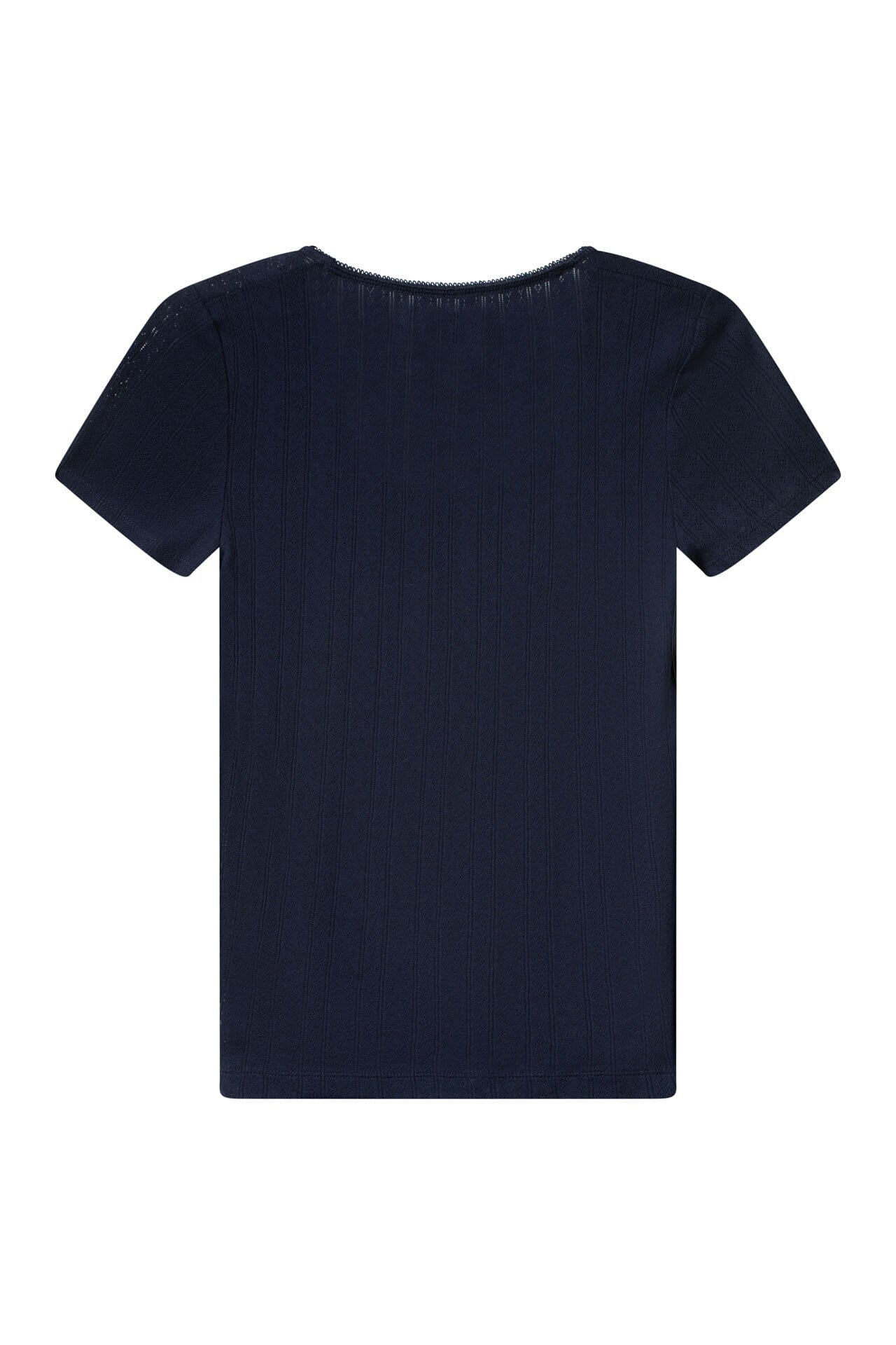 ArnieSays: MARIE Pointelle Dk Navy Topp