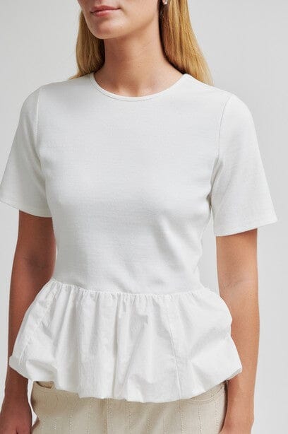 Second Female Nulana Balloon Tee White Topp