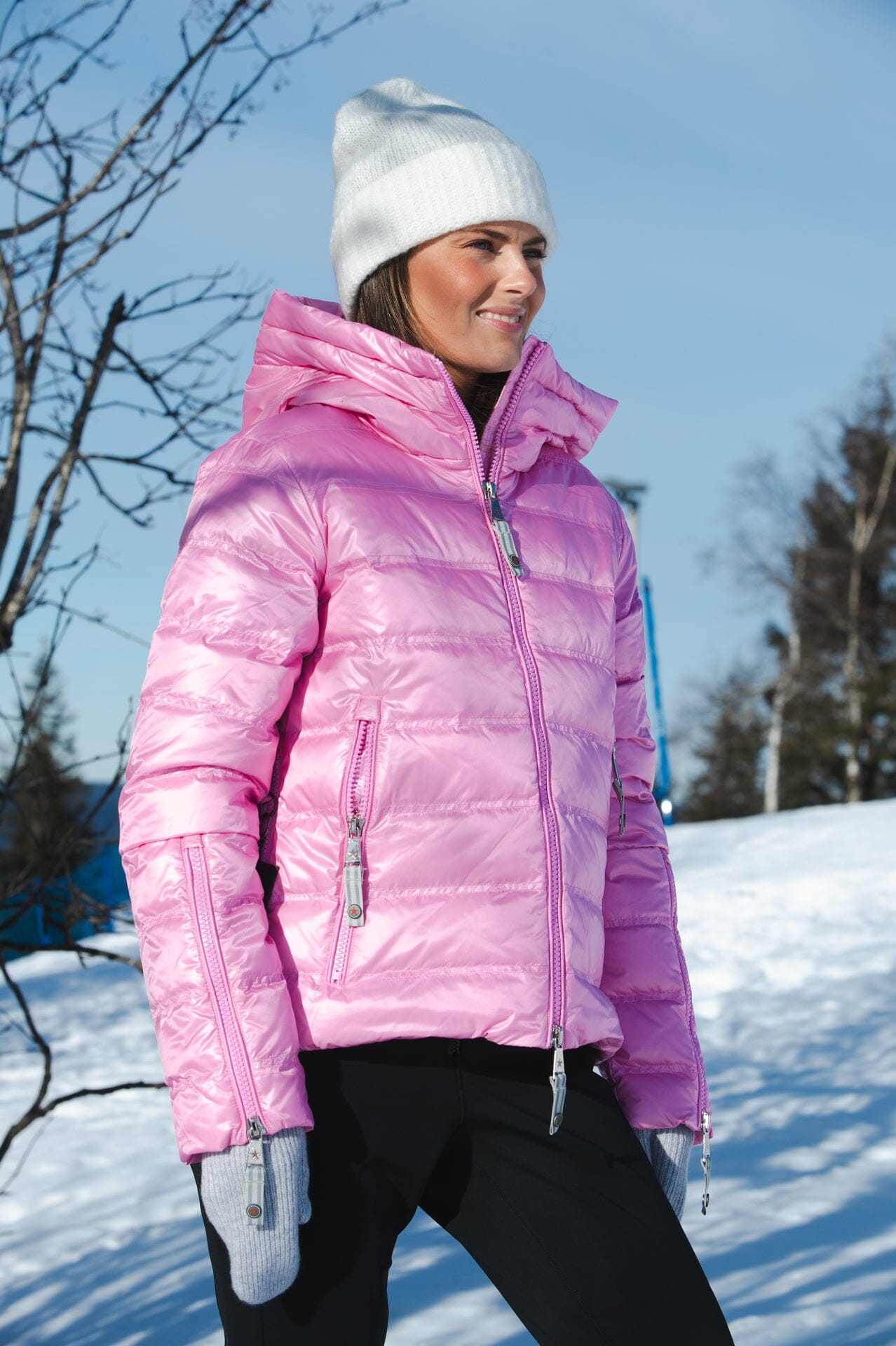 CAYA Erika Lux Pink Ytterplagg