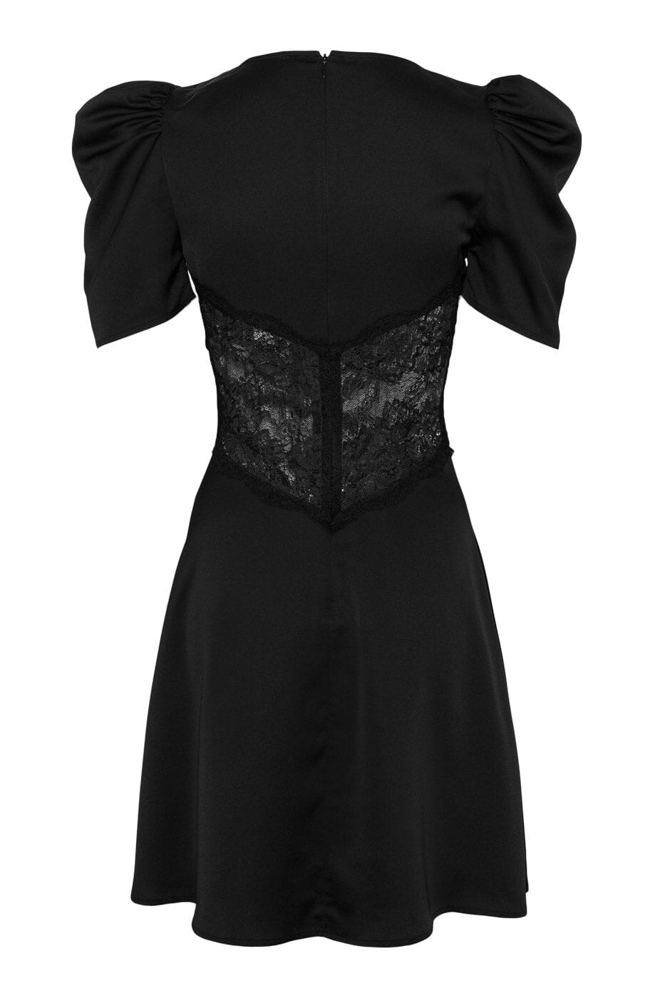 Love Lolina Francis Lace Mini Dress Black Kjole