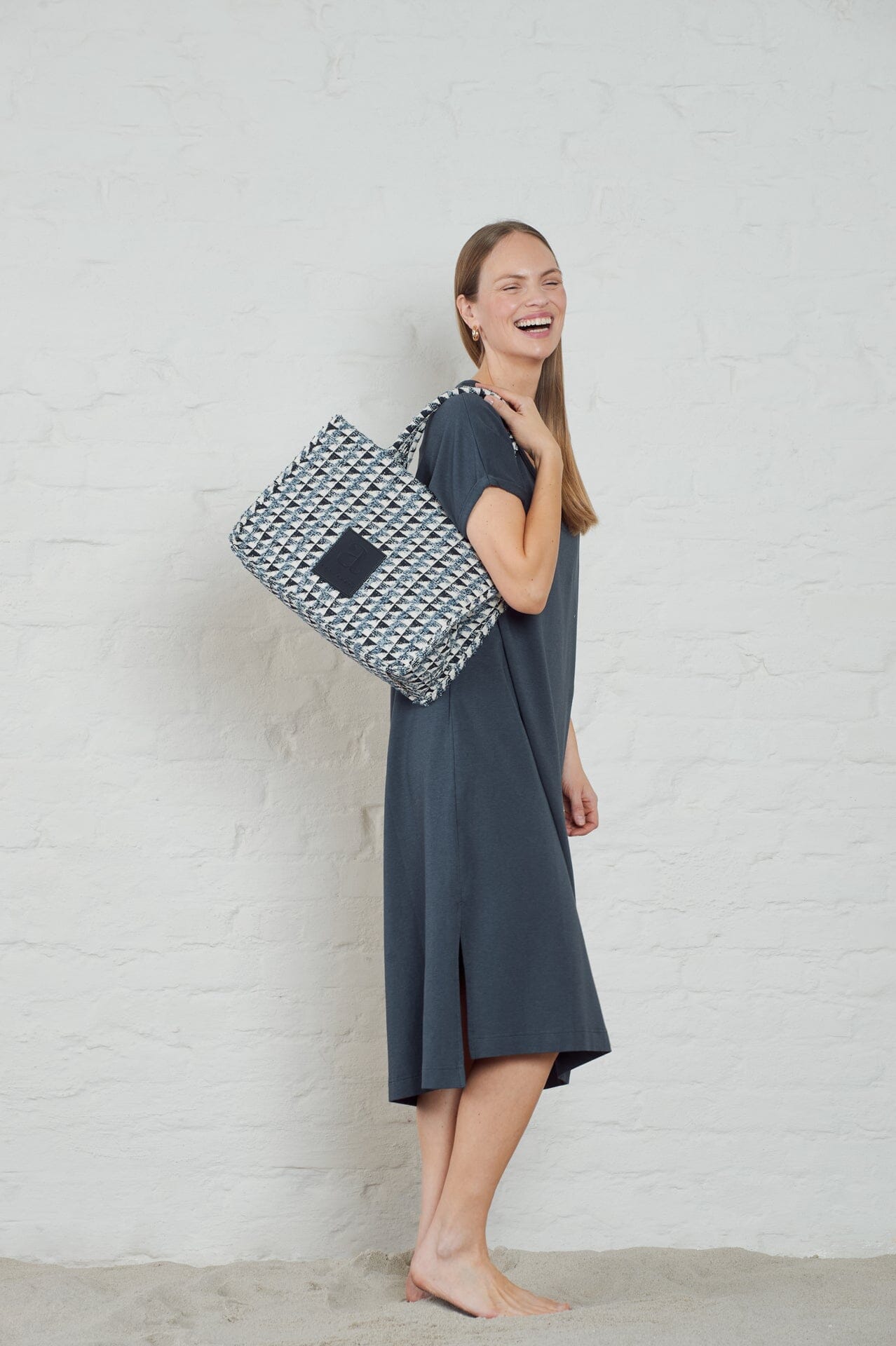 ArnieSays: Harper Tote Blue Square Tilbehør