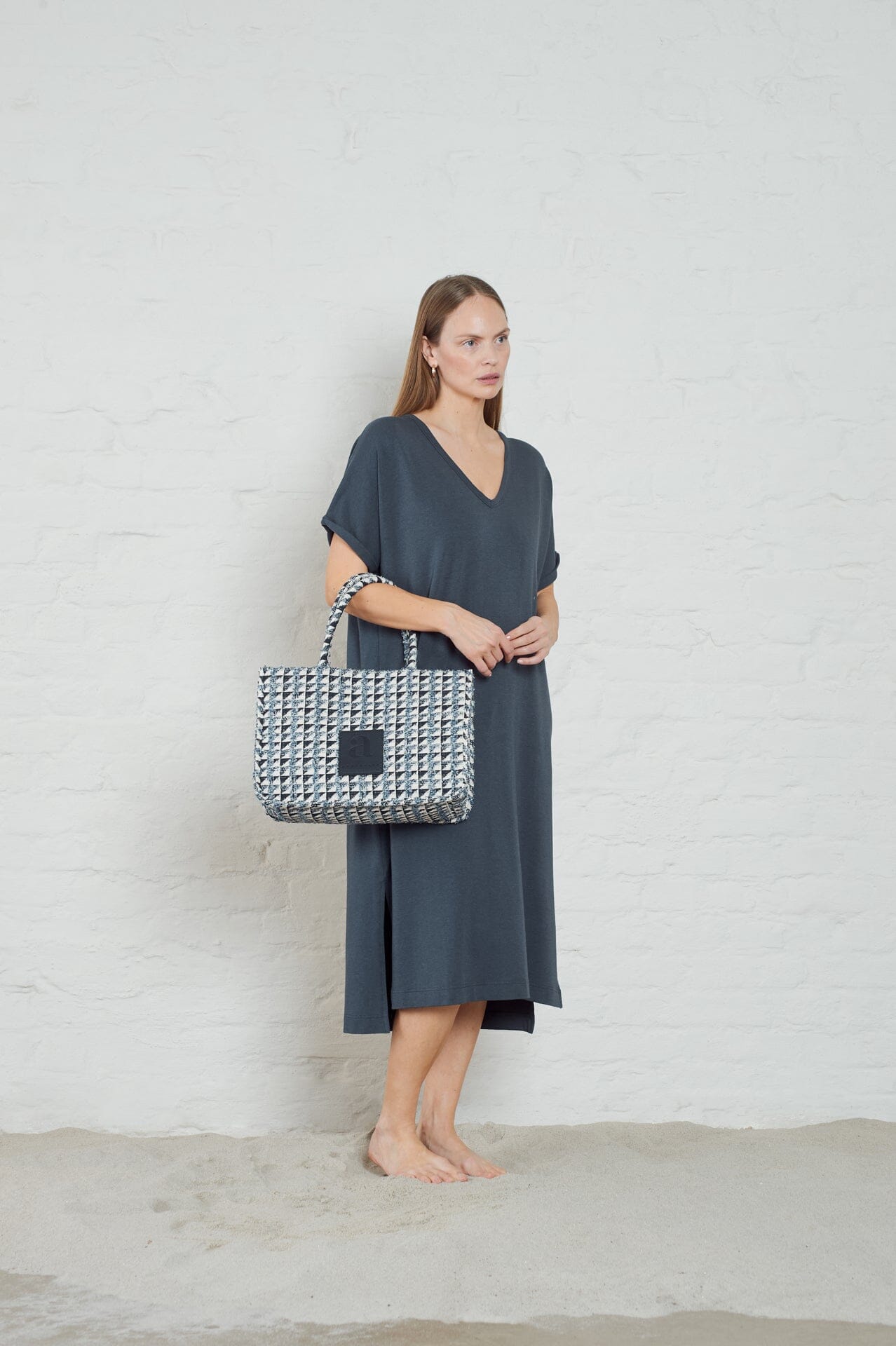 ArnieSays: Harper Tote Blue Square Tilbehør