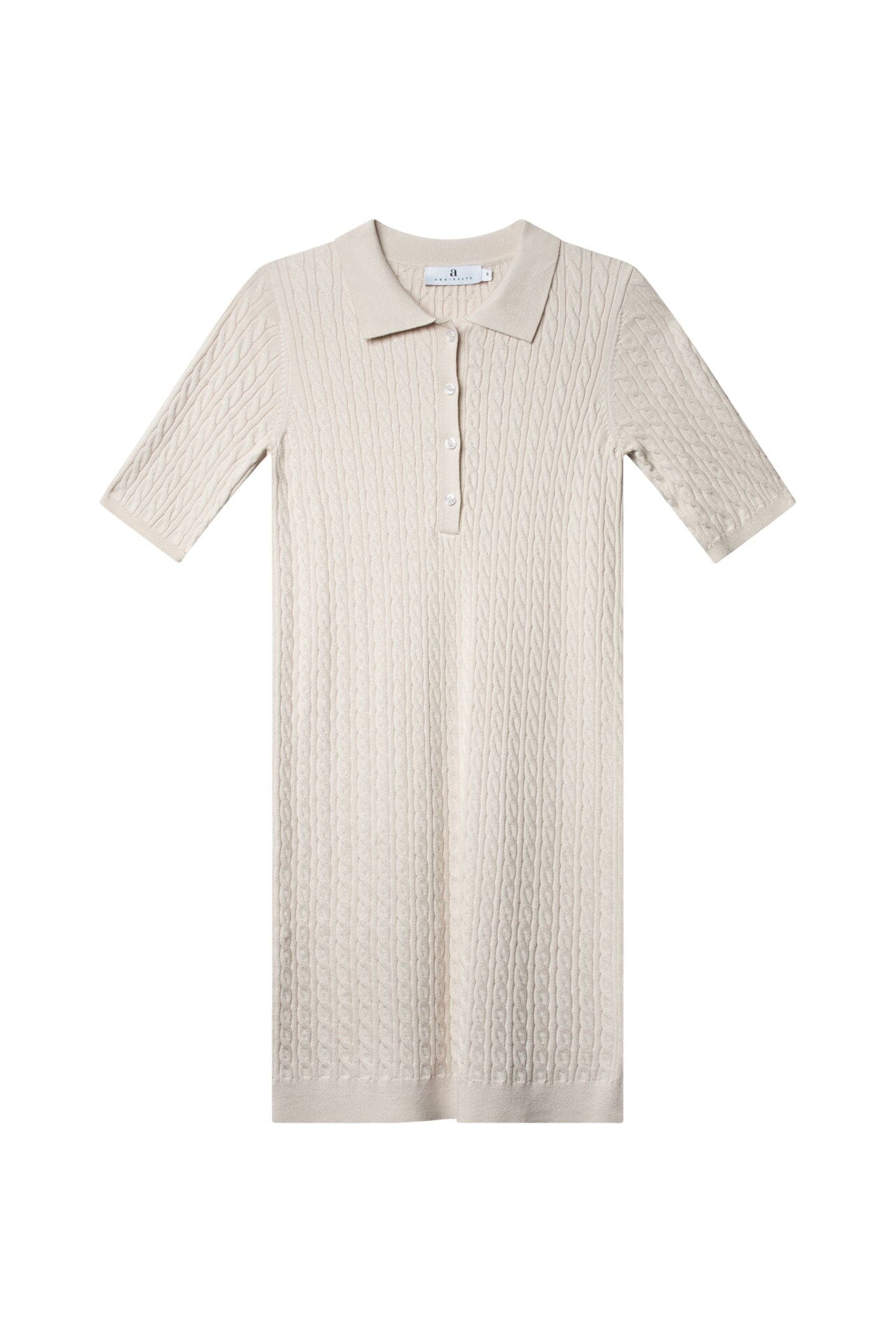 ArnieSays: CLAIRE Cable Offwhite Kjole