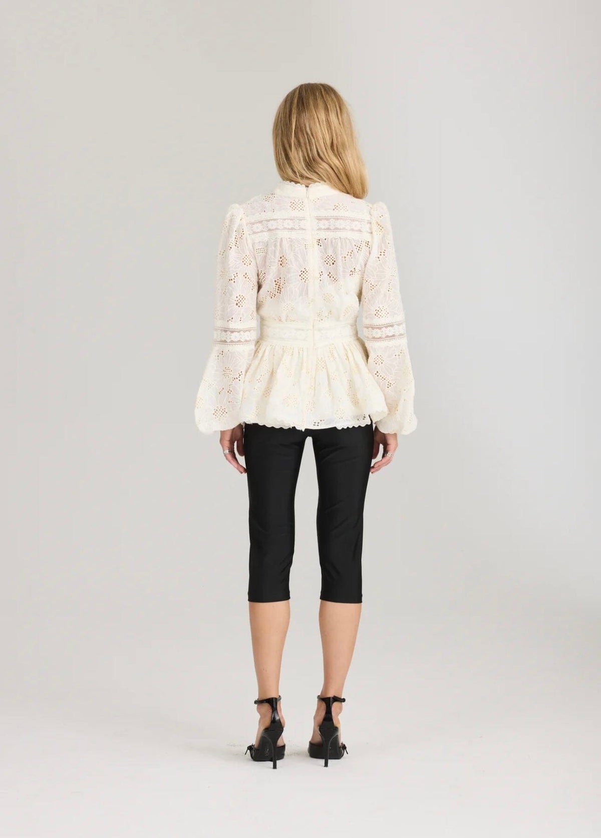 RAVN RAVN Aliah Daisy Blouse Cream Bluse