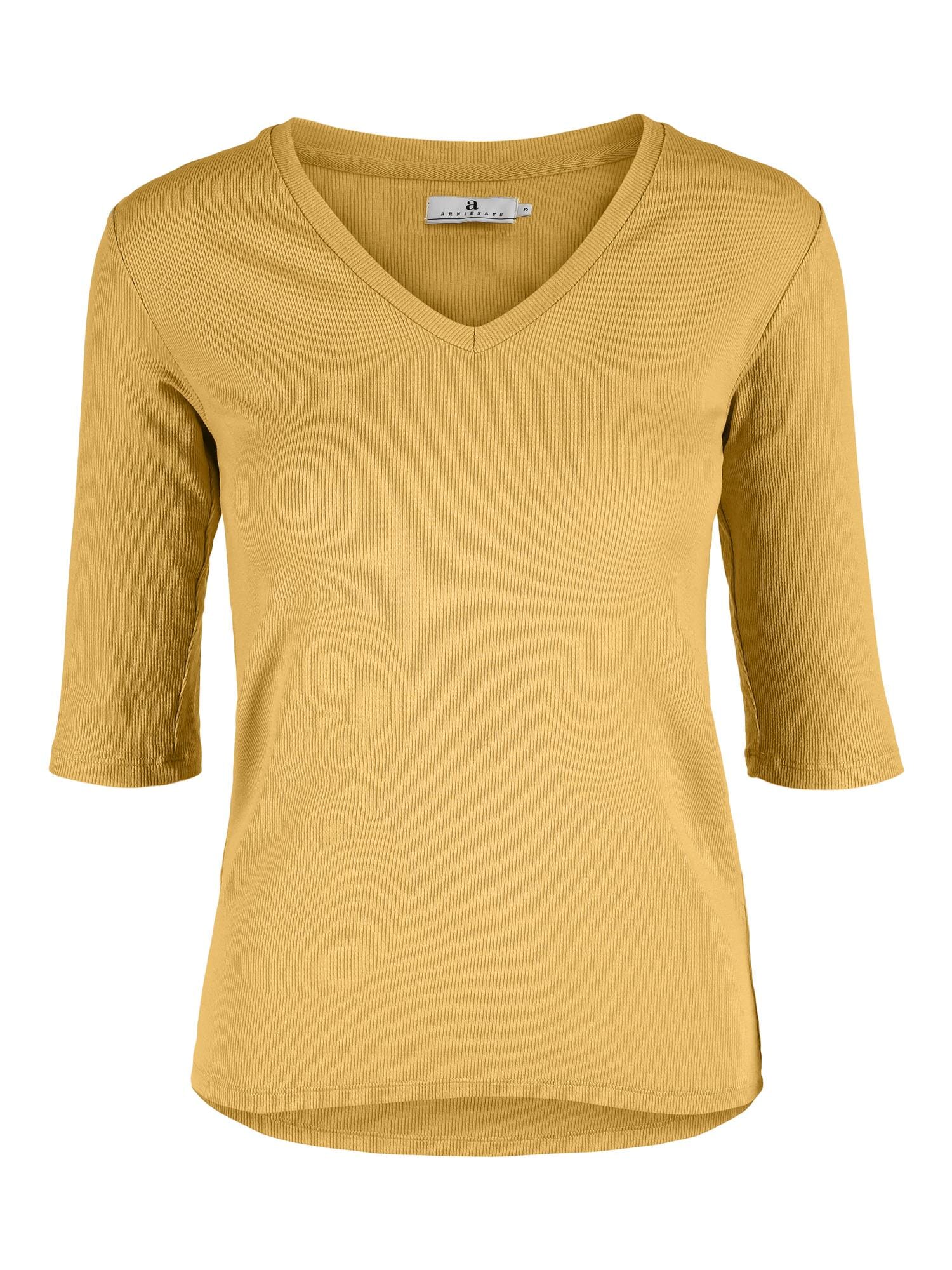 ArnieSays: Eileen Rib Yellow T-shirt