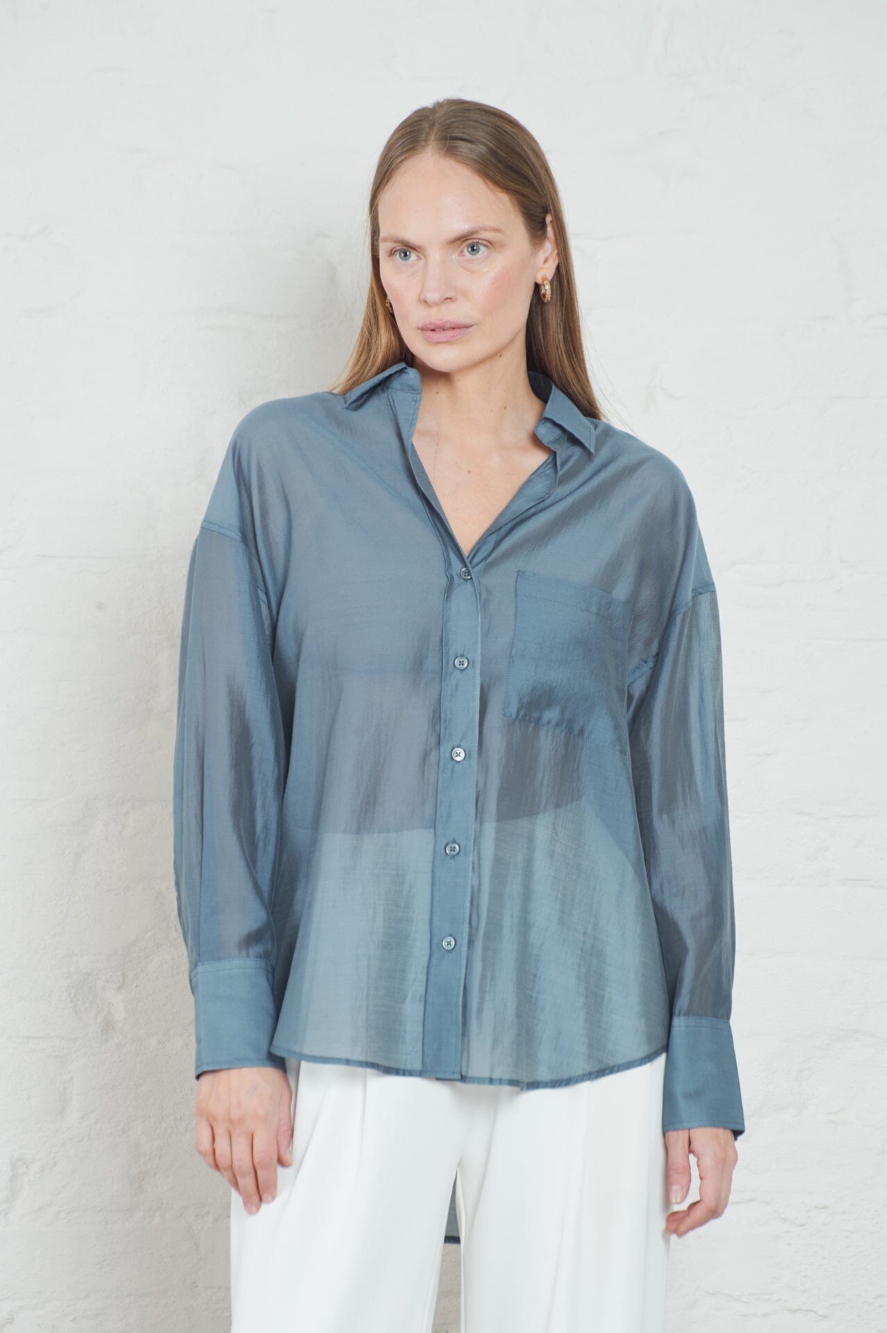ArnieSays: Rocha Sheer Dusty Denim Skjorte