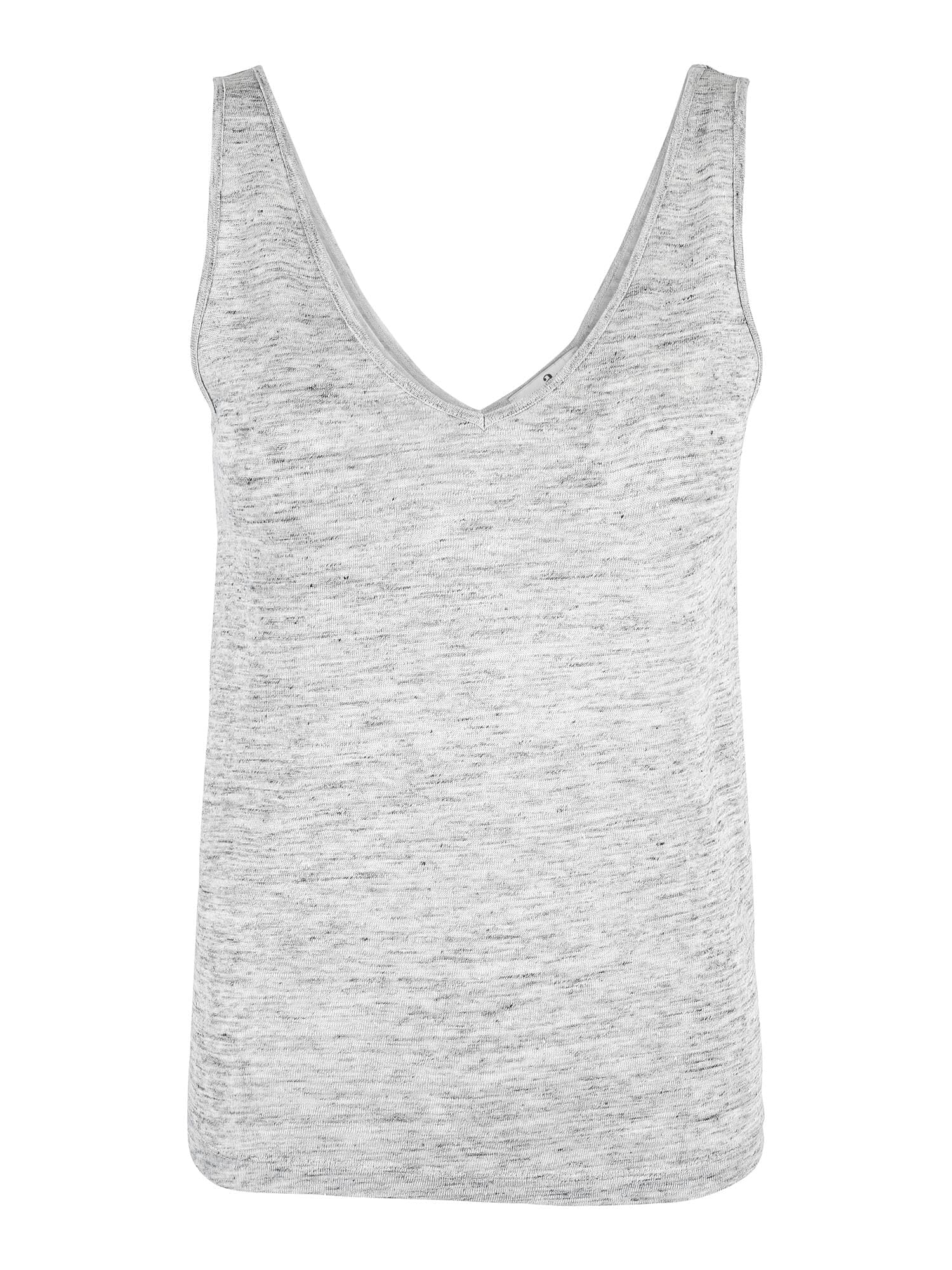 ArnieSays: Jasmien Linen Lt Grey Melange T-shirt