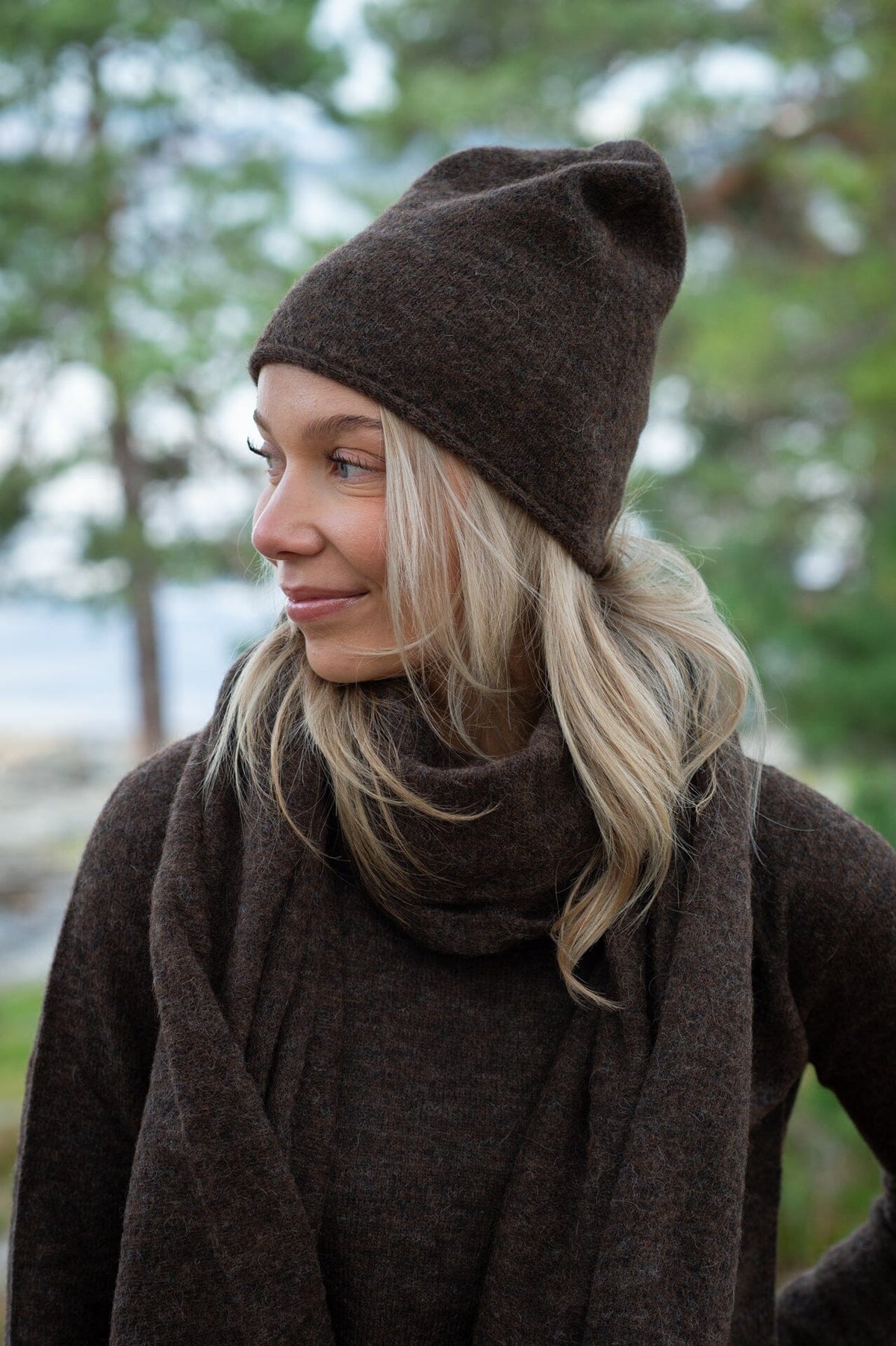 ArnieSays: GINI Dk Brown Hodeplagg