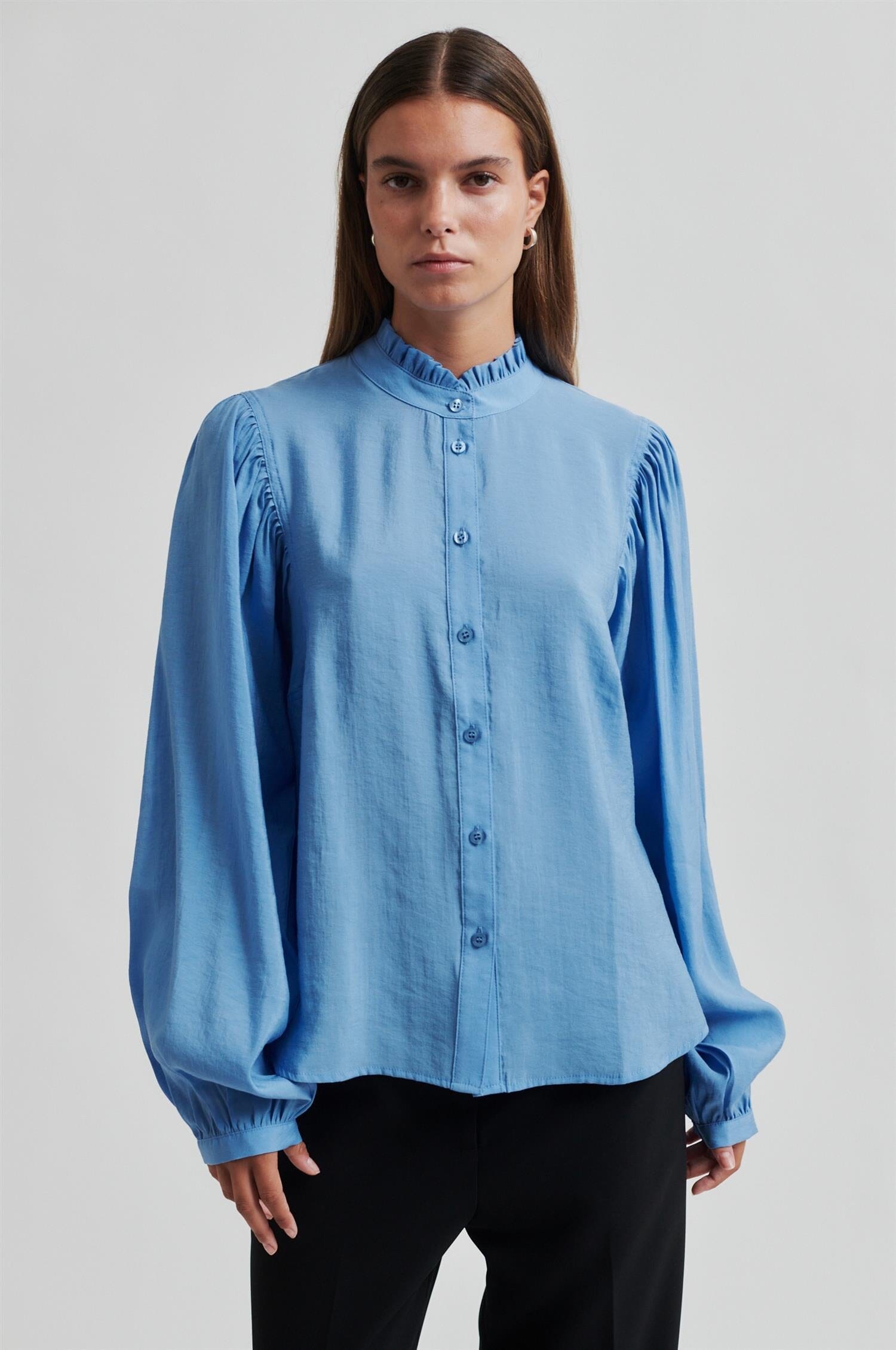 Second Female Emelia Shirt Marina Skjorte