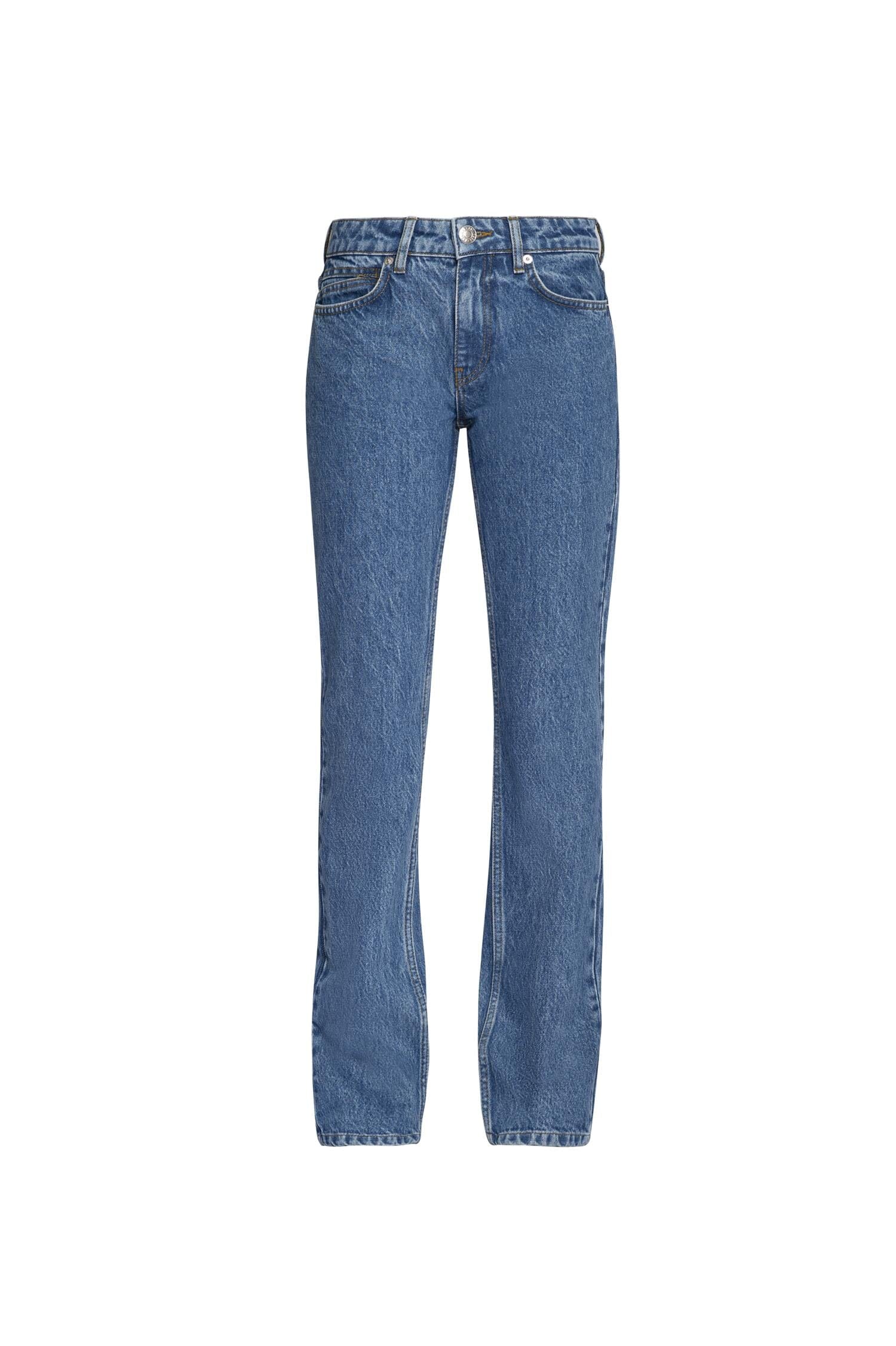 Paragon Low Rise Back Split Dark Blue Bukse