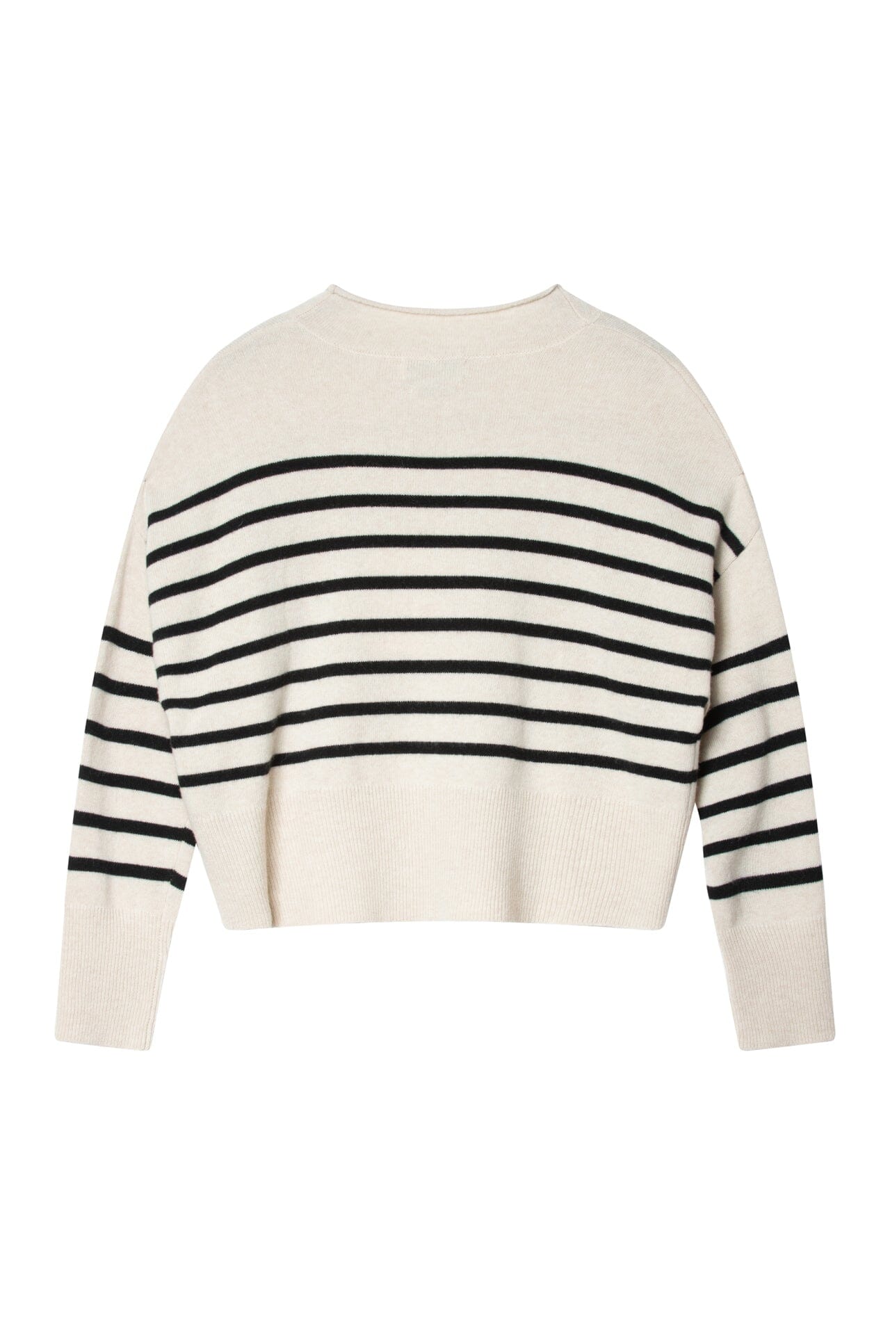 ArnieSays: Kit Stripe Beige Black Combo Genser