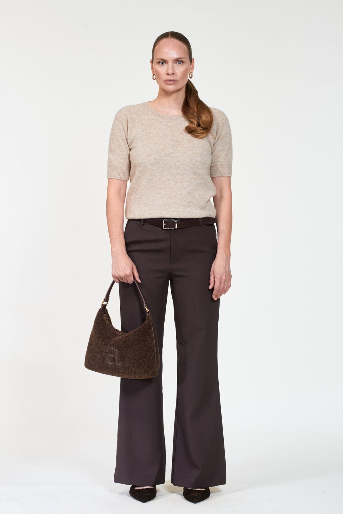 ArnieSays: GEORGINA Lt Beige Melange Genser