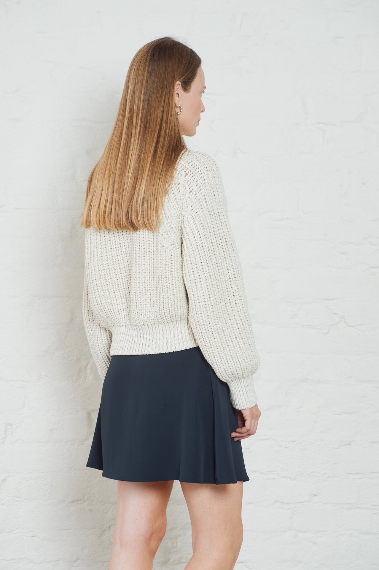 ArnieSays: Eloise Crepe Dk Navy Skjørt