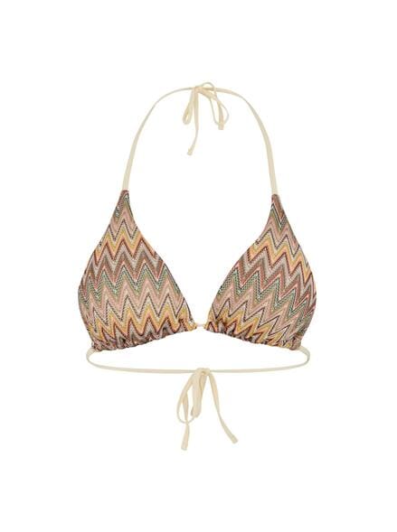Beck Söndergaard Amber Bel Bikini Top Multi/Yellow Badetøy