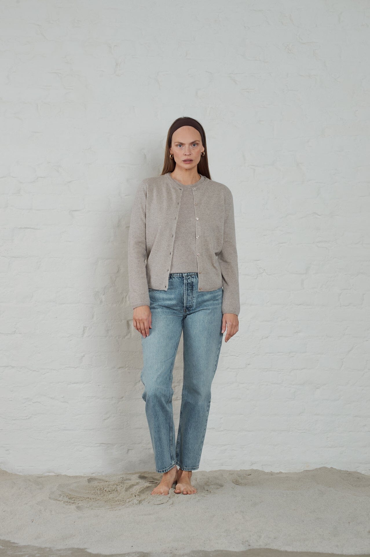 ArnieSays: Calais Lt Beige Melange Genser