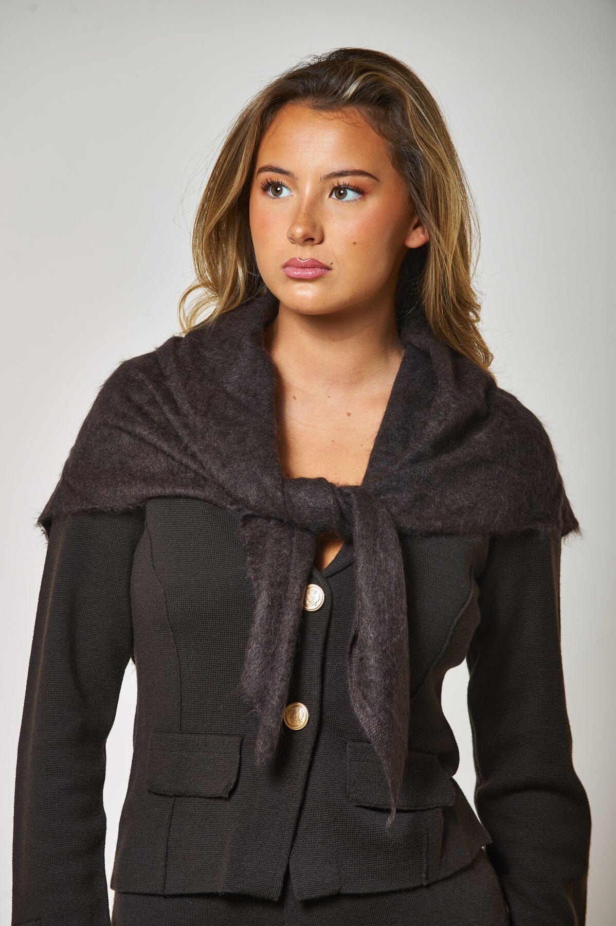 Aurora Caren Cashmere Wrap Brown Tilbehør