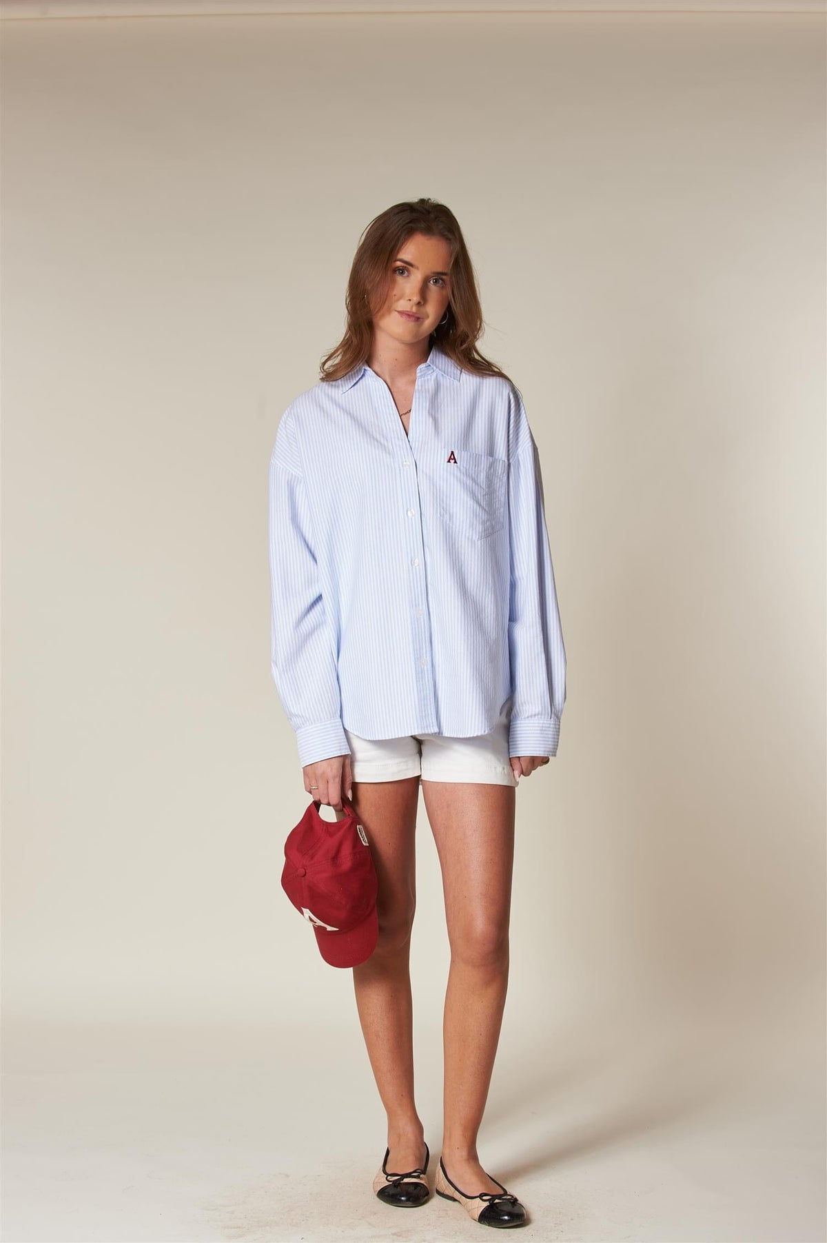 ArnieSays: VENICE Oxford Classic Stripe Lt Blue Stripe Skjorte