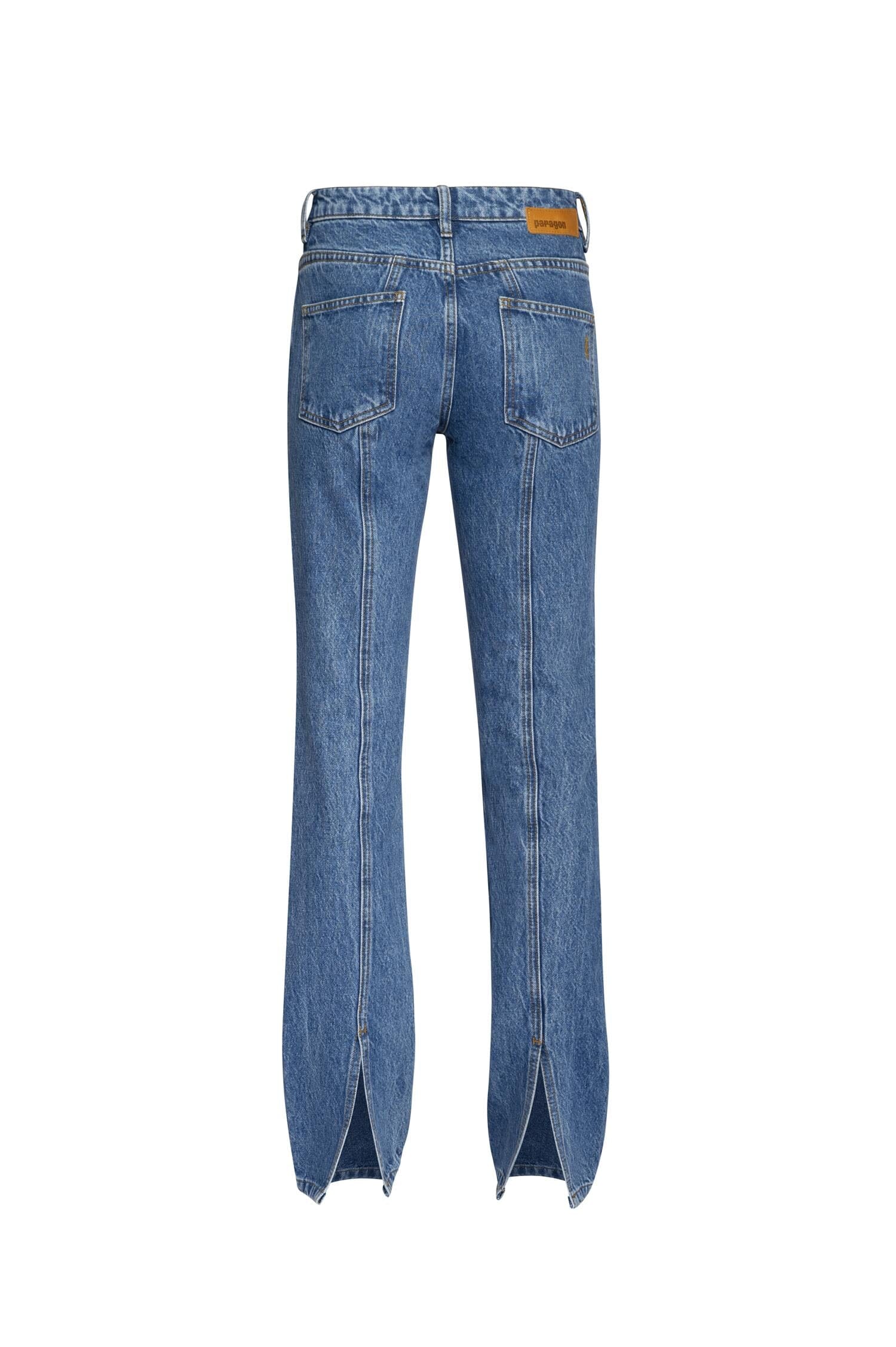 Paragon Low Rise Back Split Dark Blue Bukse