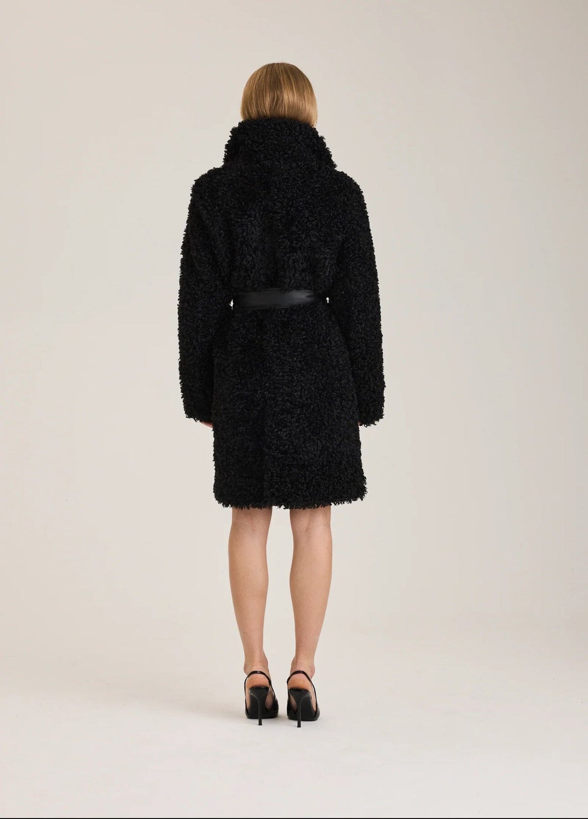 RAVN RAVN BiancaRV Faux Fur Jacket Black Jakke