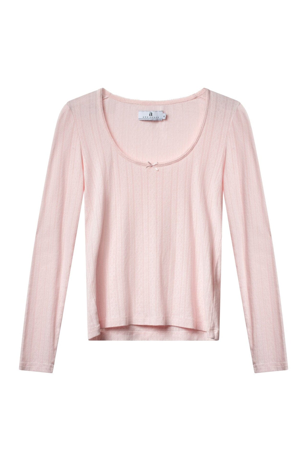 ArnieSays: DAISY Pointelle Lt Pink Topp
