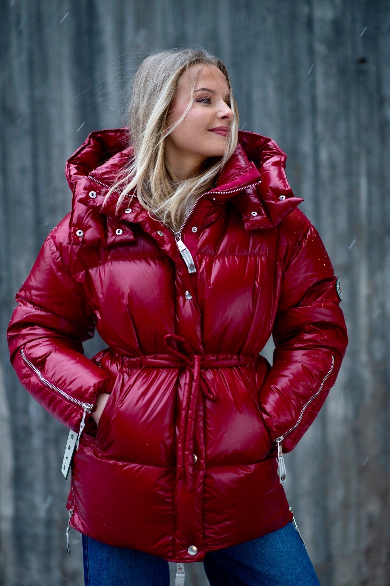 CAYA Jackie Deep Red Ytterplagg