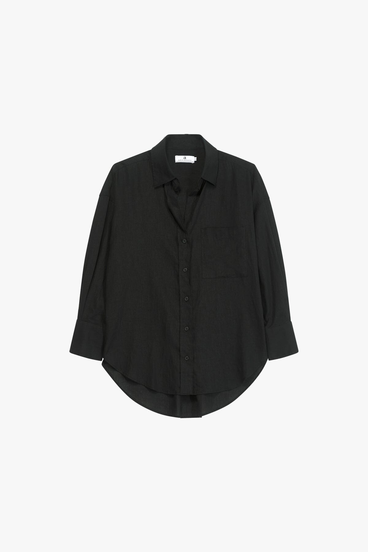 ArnieSays: Allen Linen Viscose Black Skjorte