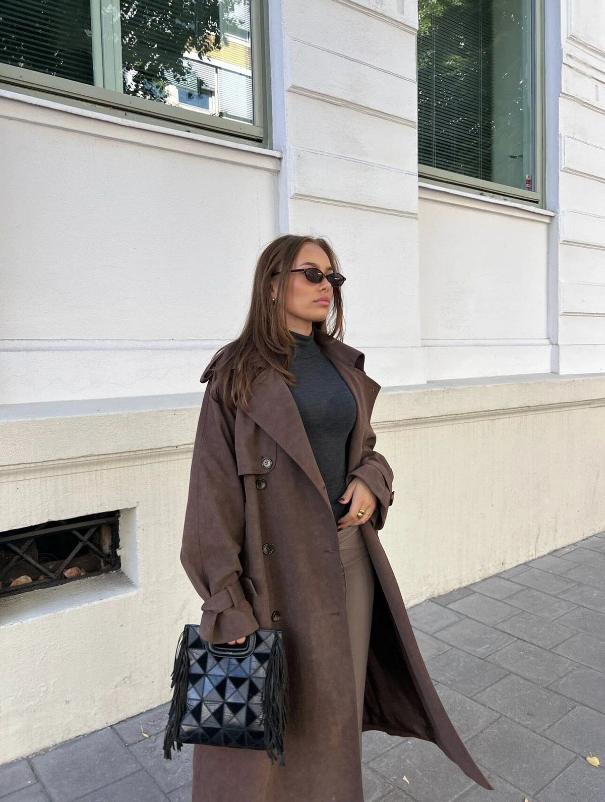Clermonte Caia Suede Brown Ytterplagg
