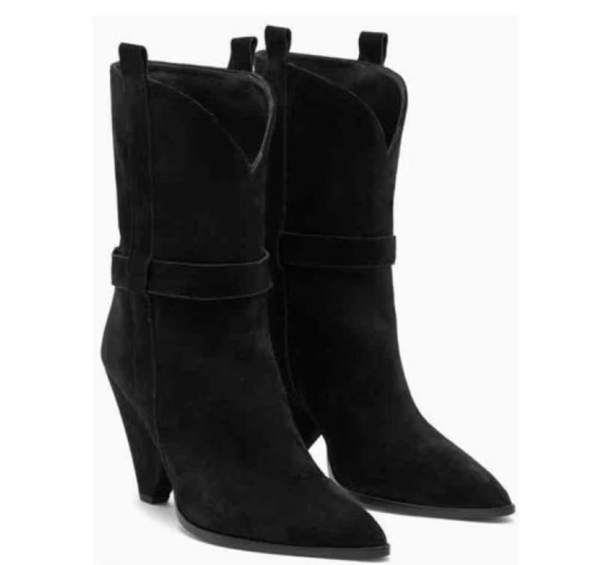 Dondup Dame Tronchetto Tacco 85 Black Sko