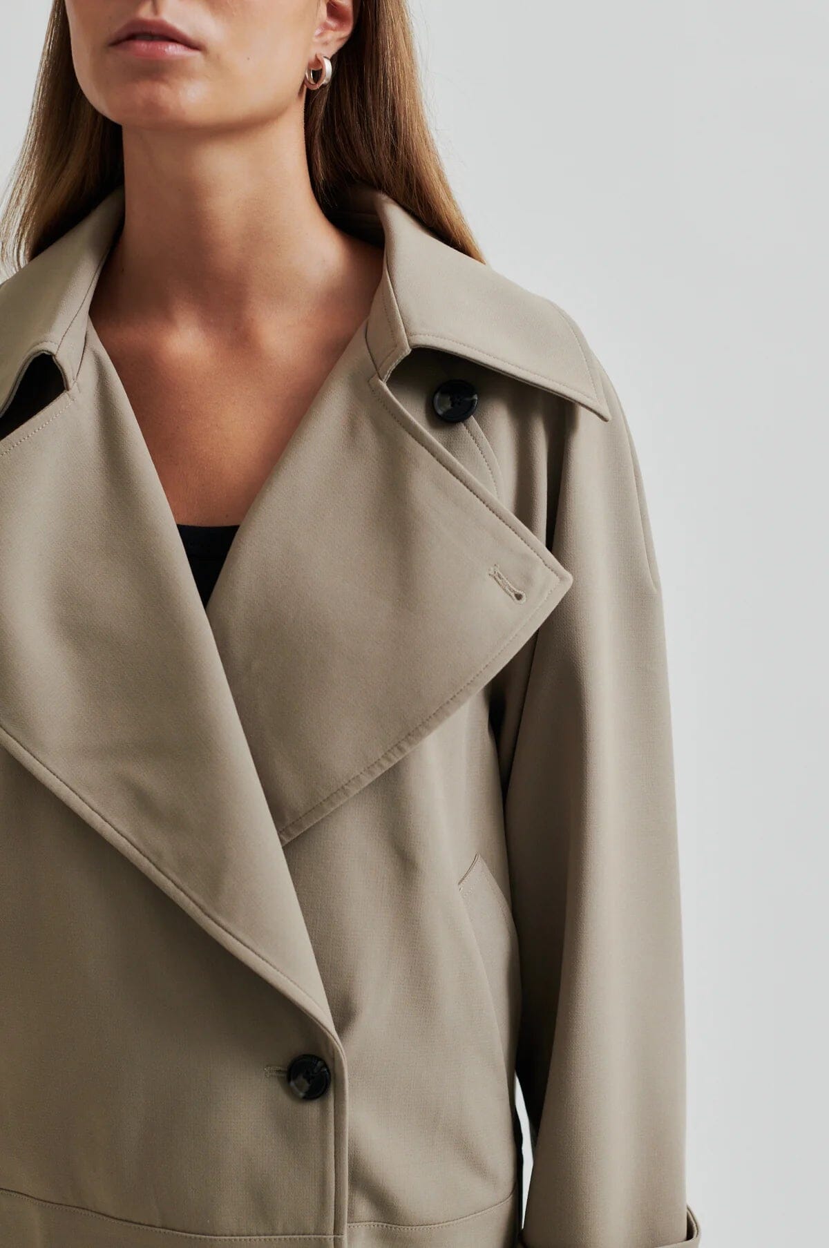Second Female Silvie Trench Jacket Fallen Rock Jakke