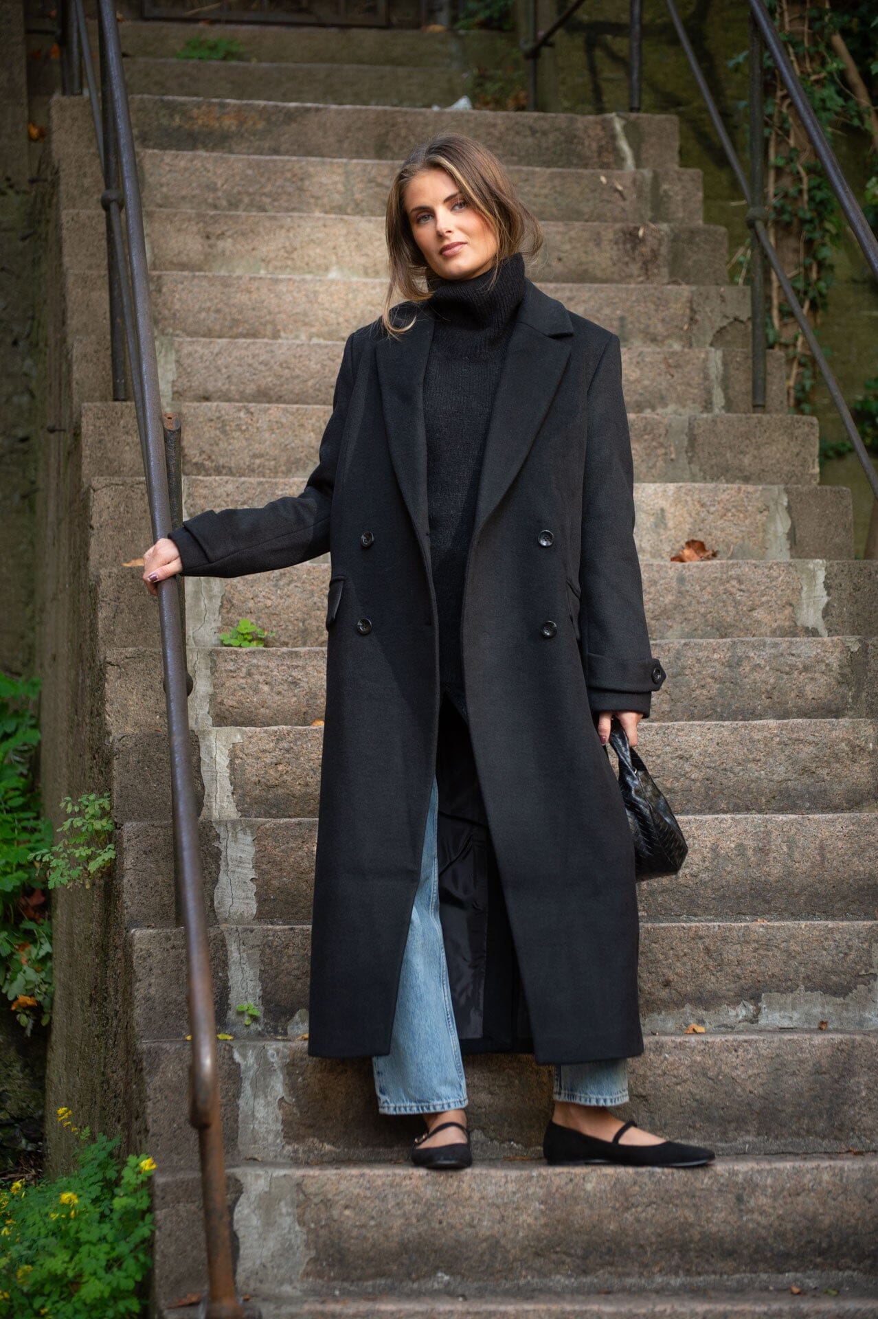 Clermonte Amanda Wool Coat Black Ytterplagg