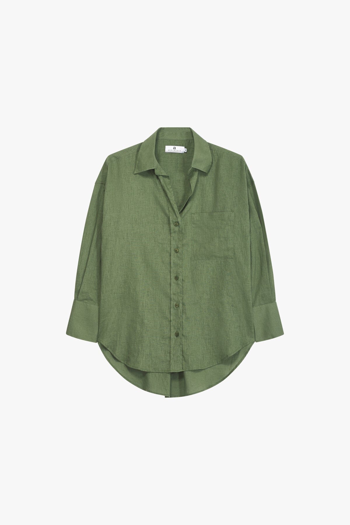 ArnieSays: Allen Linen Viscose Green Skjorte