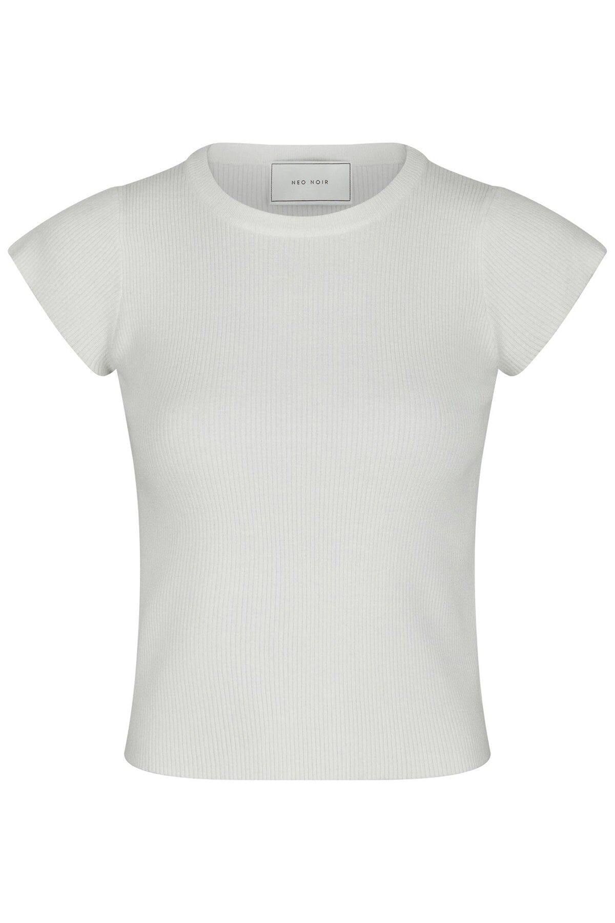 Neo Noir Tirra Knit Tee Off White T-shirt