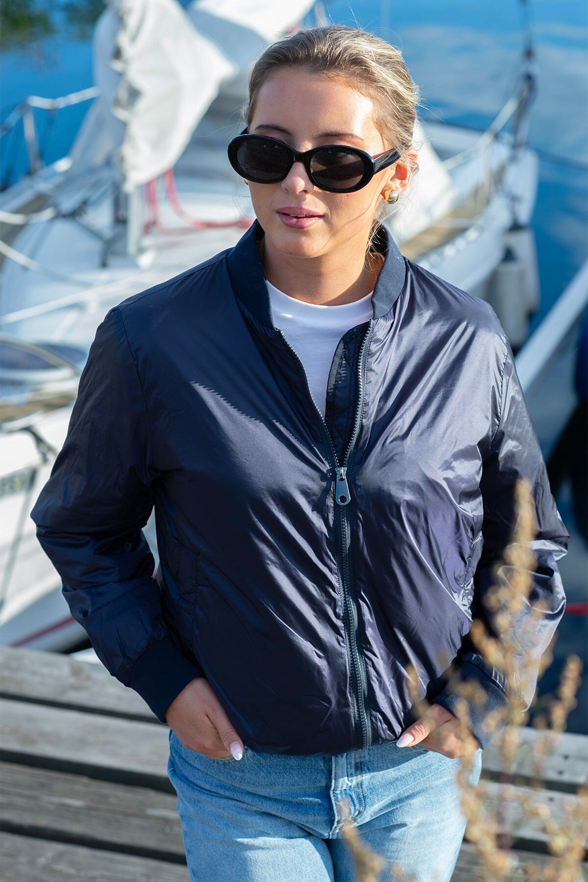 Monel Fanny Navy Ytterplagg