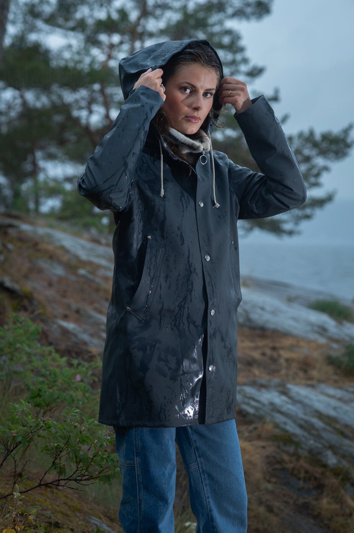 Stutterheim Stockholm Charcoal Ytterplagg