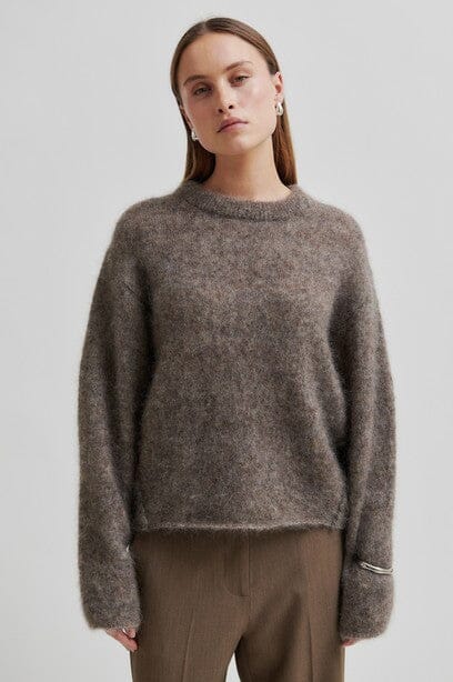 Second Female Emmalou Knit O-Neck Delicioso Genser