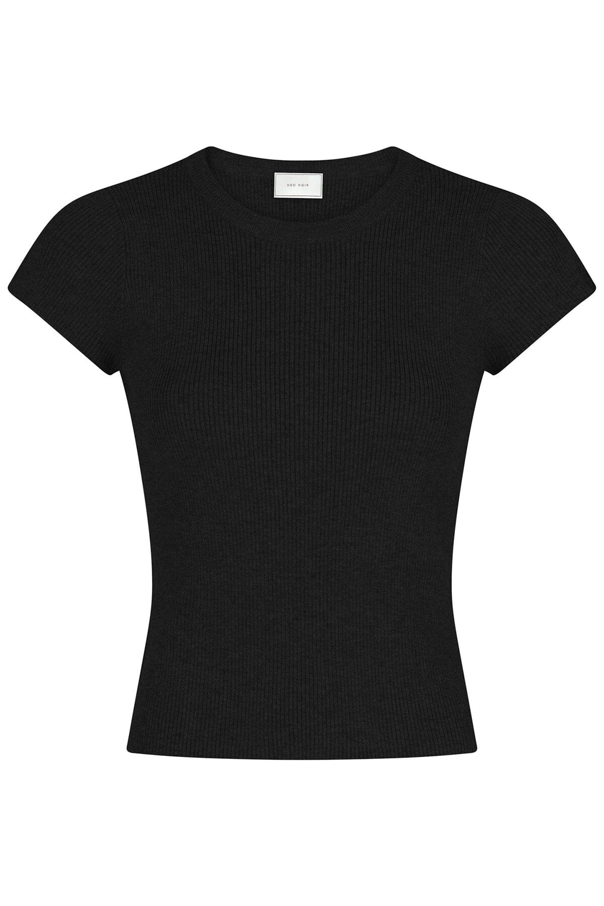 Neo Noir Tirra Knit Tee Black T-shirt