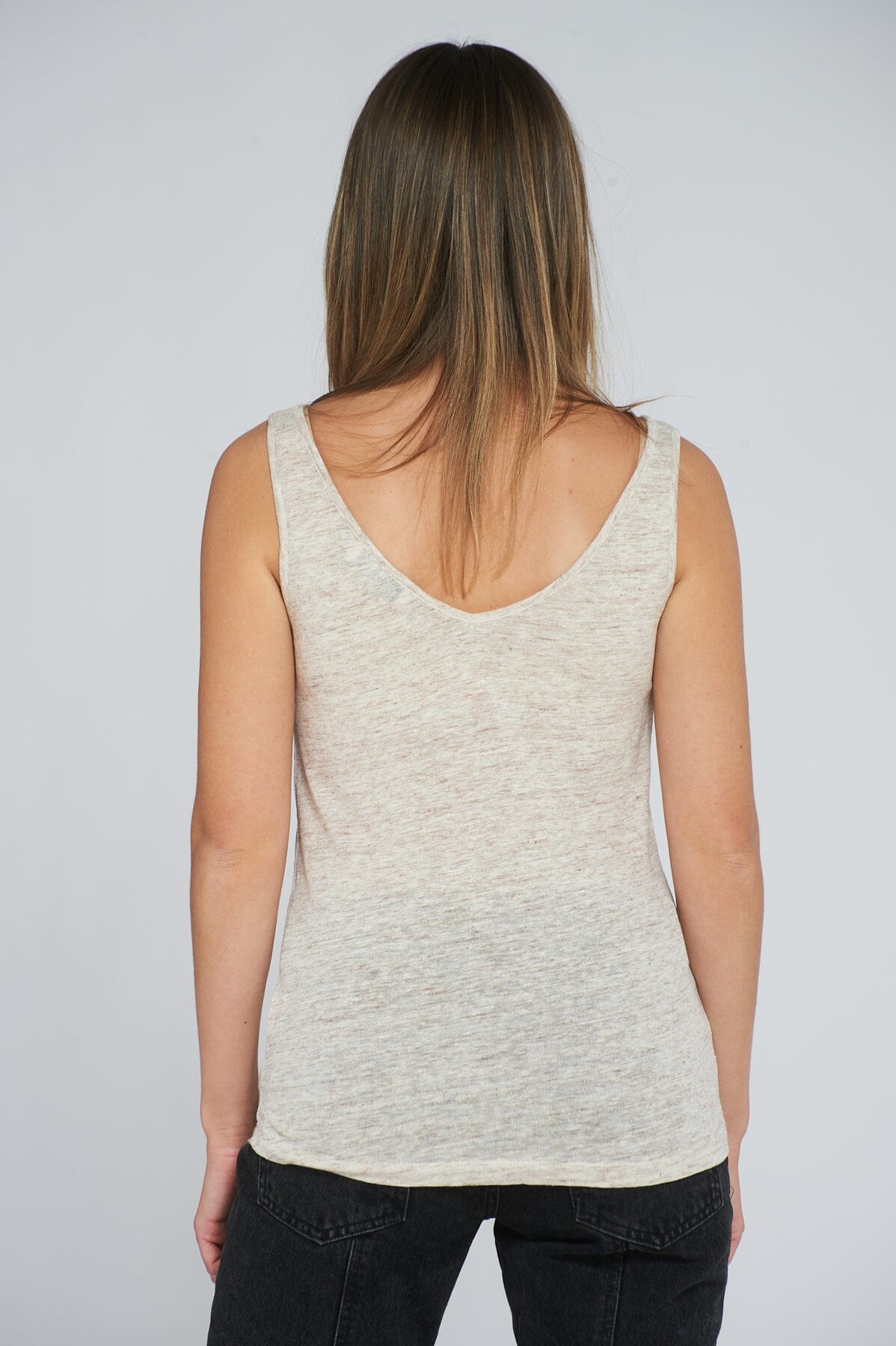 ArnieSays: Jasmien Linen Ecru T-shirt