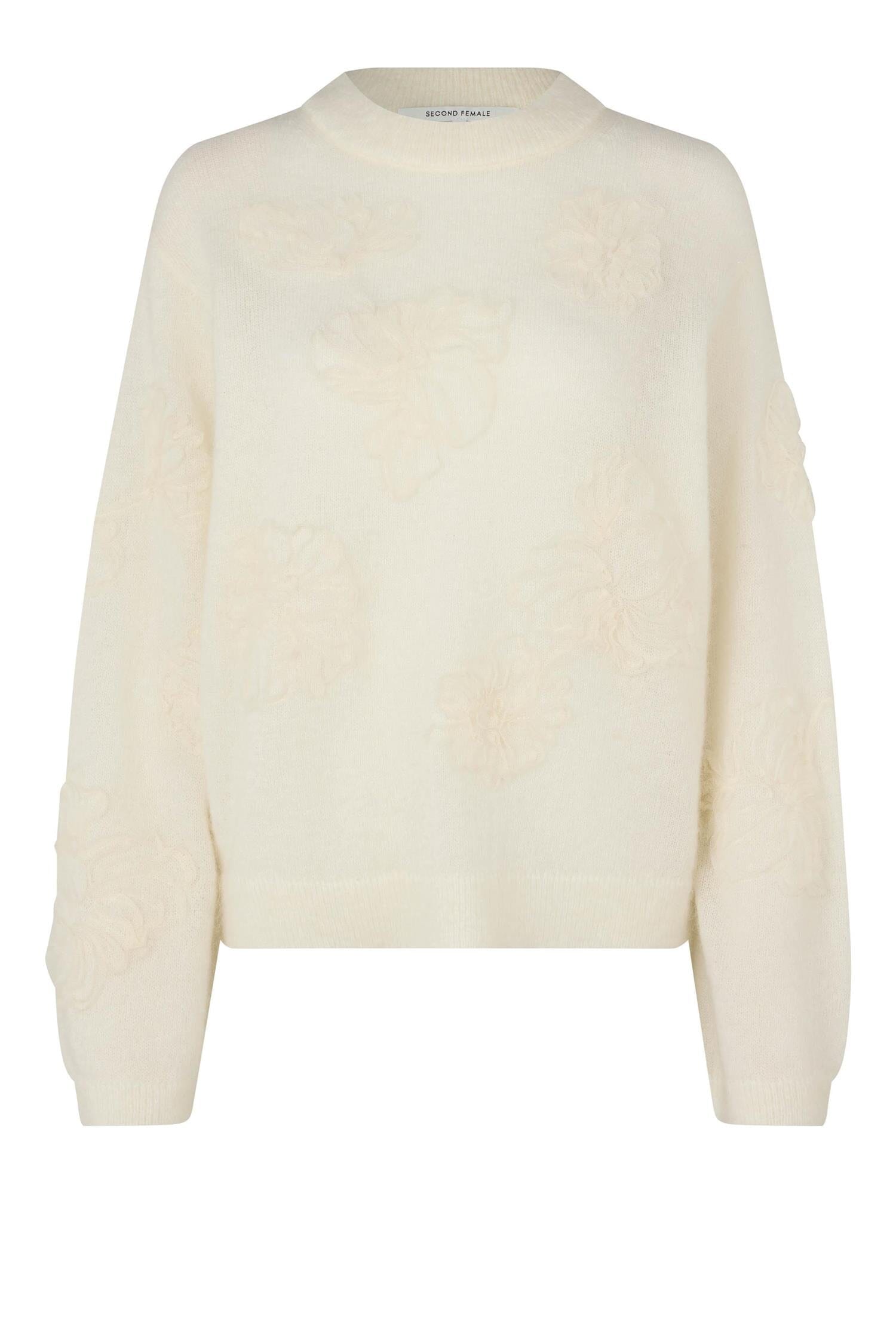 Second Female Bellarose Knit O-Neck Tofu Genser