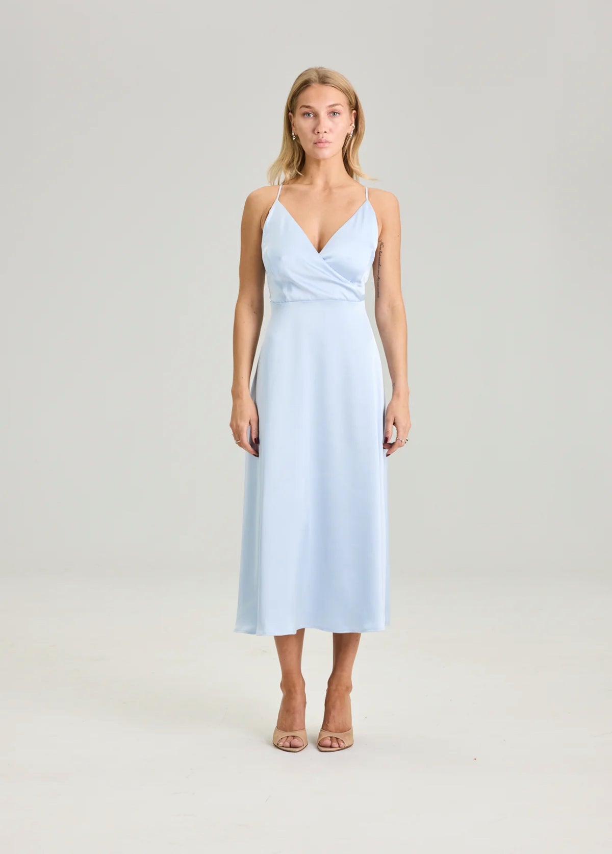 Bow dress Arctic Blue