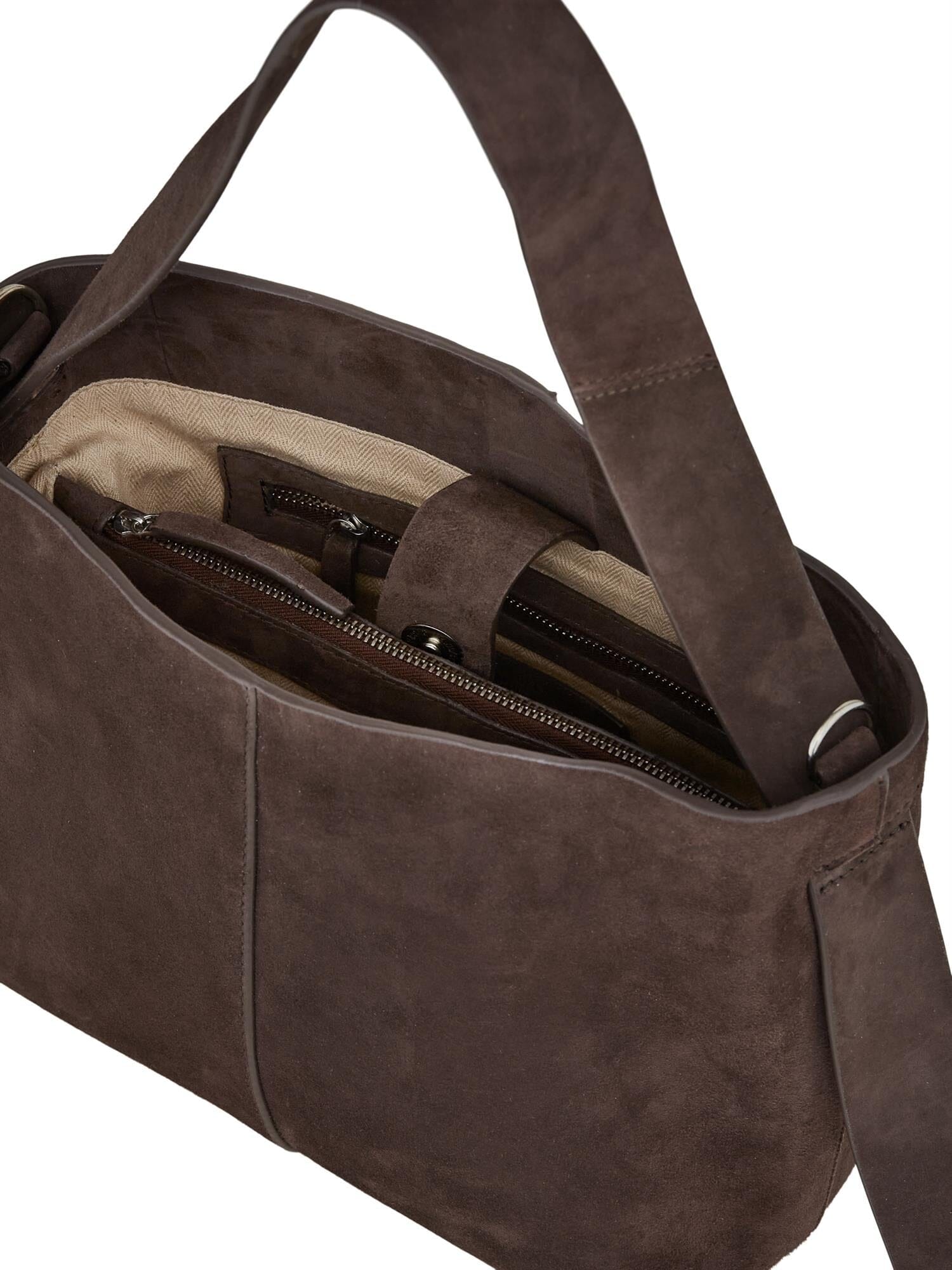 Beck Söndergaard Suede Fraya Small Bag Hot Fudge Brown Tilbehør