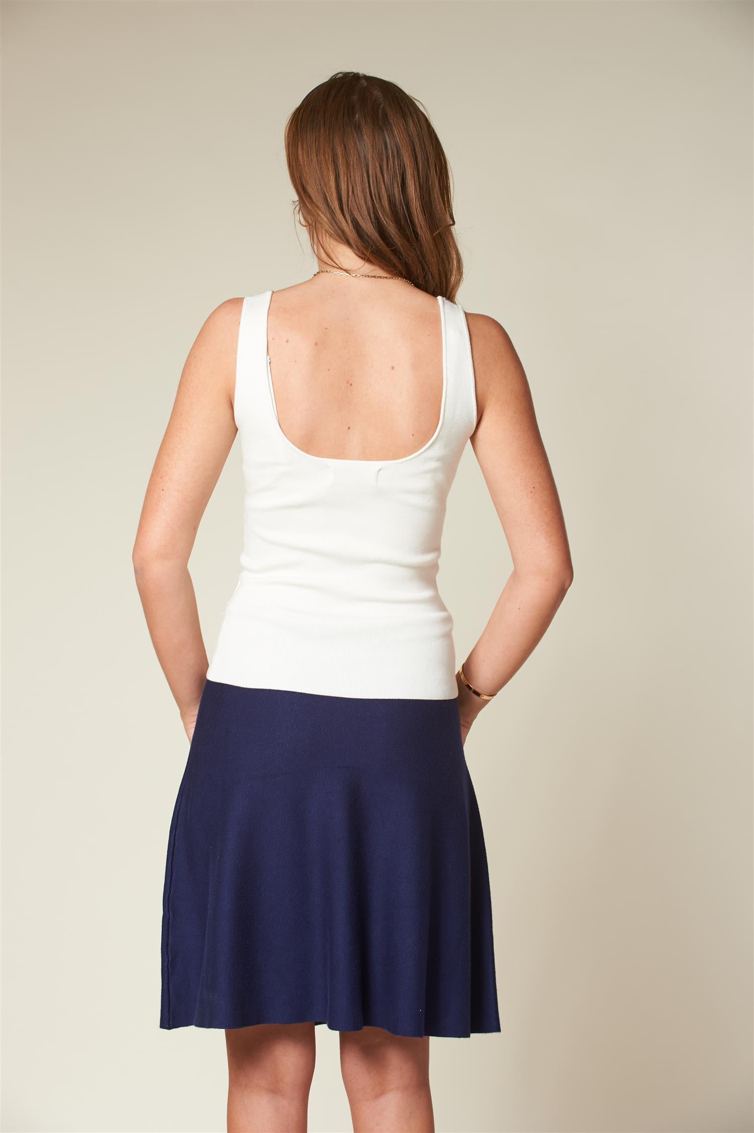 Diana Top White