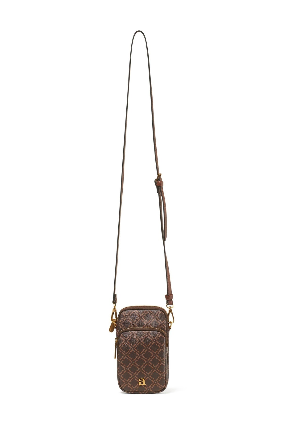 ArnieSays: Phone Holder Monogram Brown Tilbehør